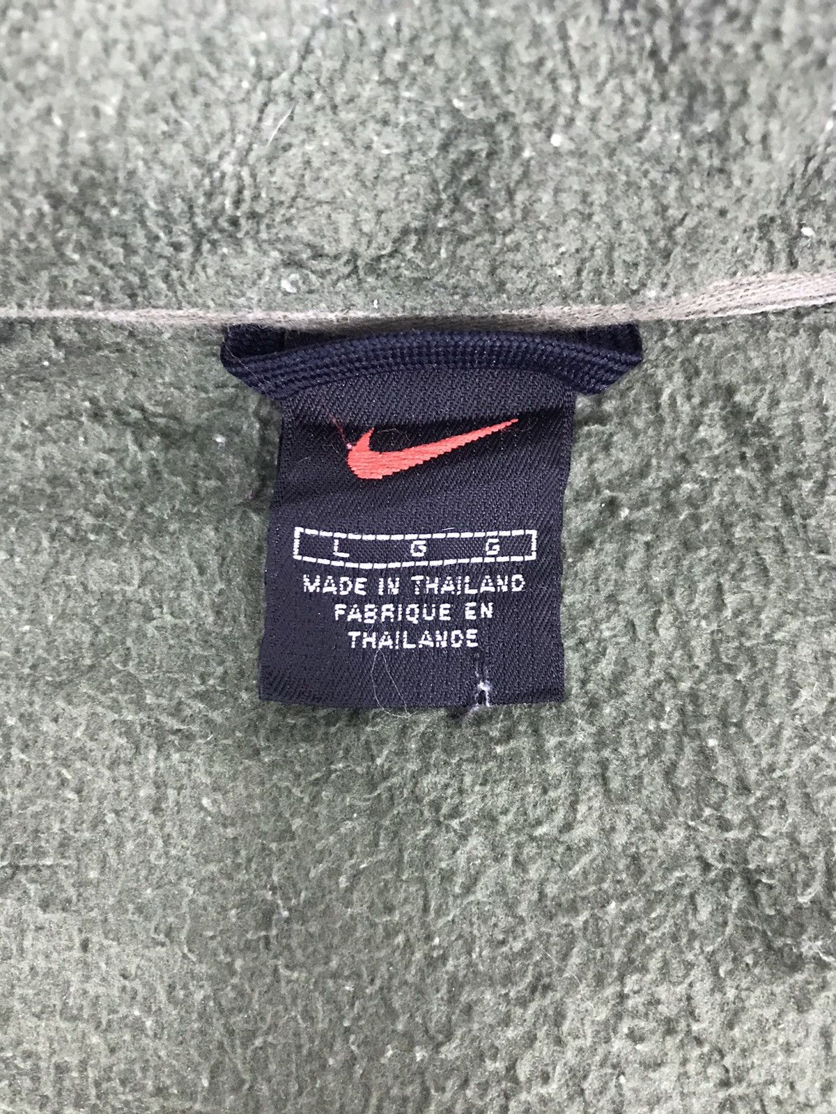 Nike Vintage Nike Small Logo Sweatshirt Zipper Fleece Jacket Size M / US 6-8 / IT 42-44 - 4 Thumbnail