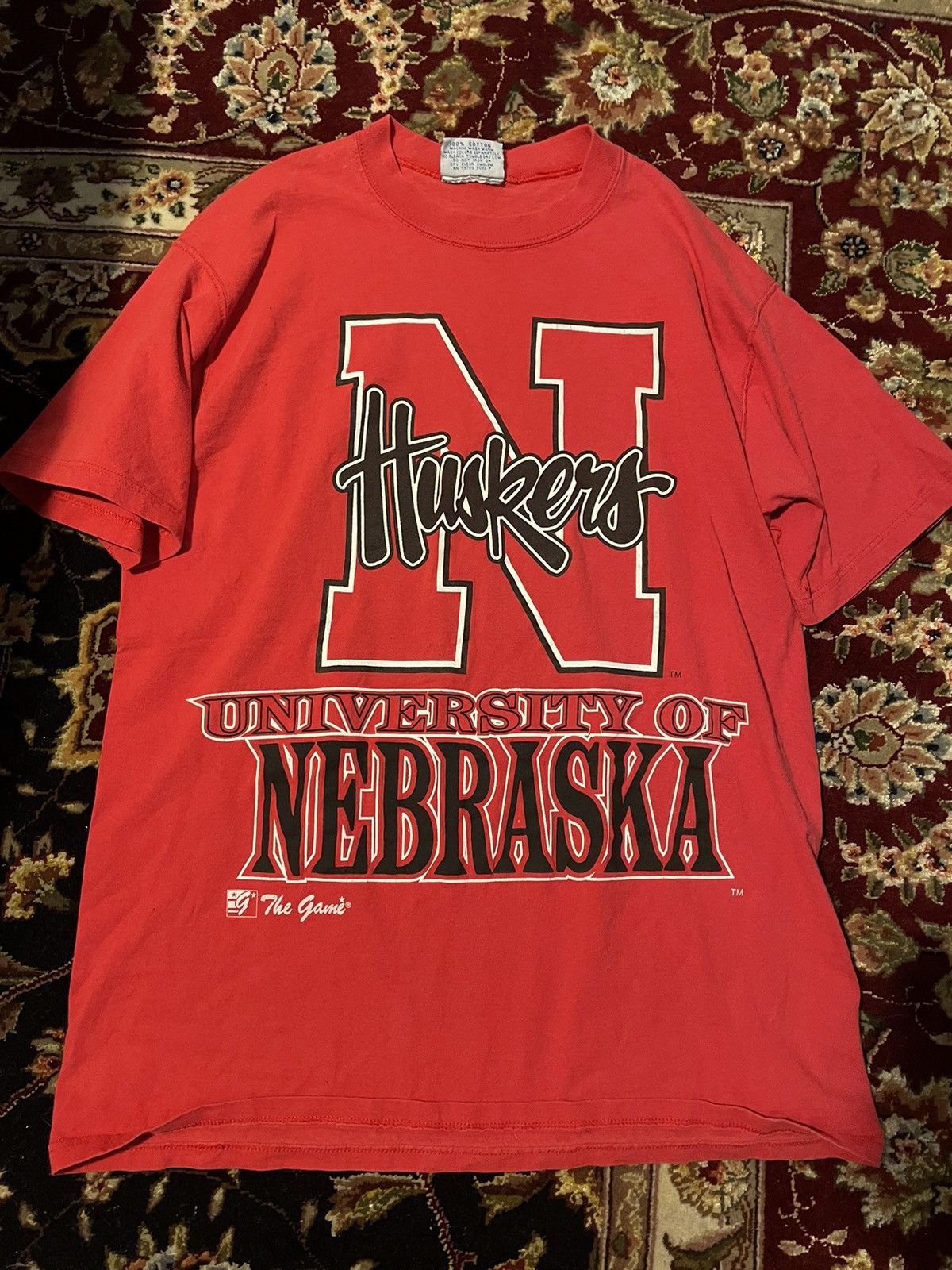 Ncaa × Streetwear × Vintage Vintage 90s NEBRASKA HUSKERS TEE | Grailed