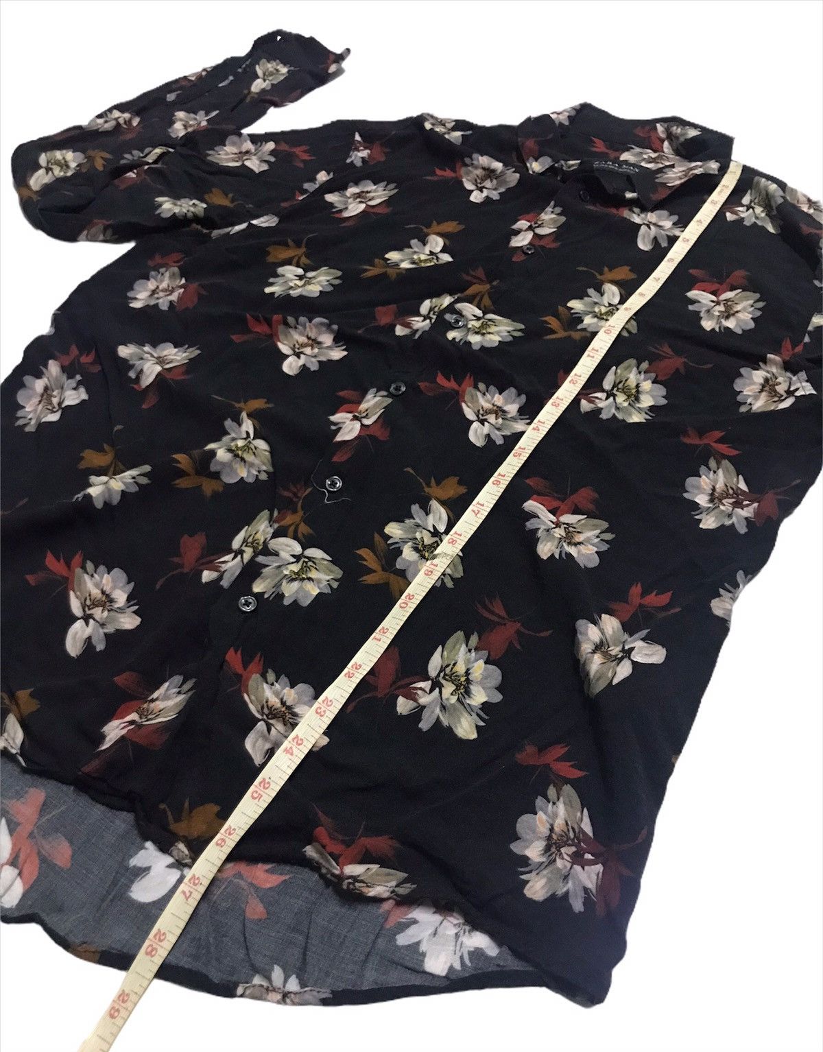 Zara Zara flower fullprint shirts Size US M / EU 48-50 / 2 - 5 Thumbnail