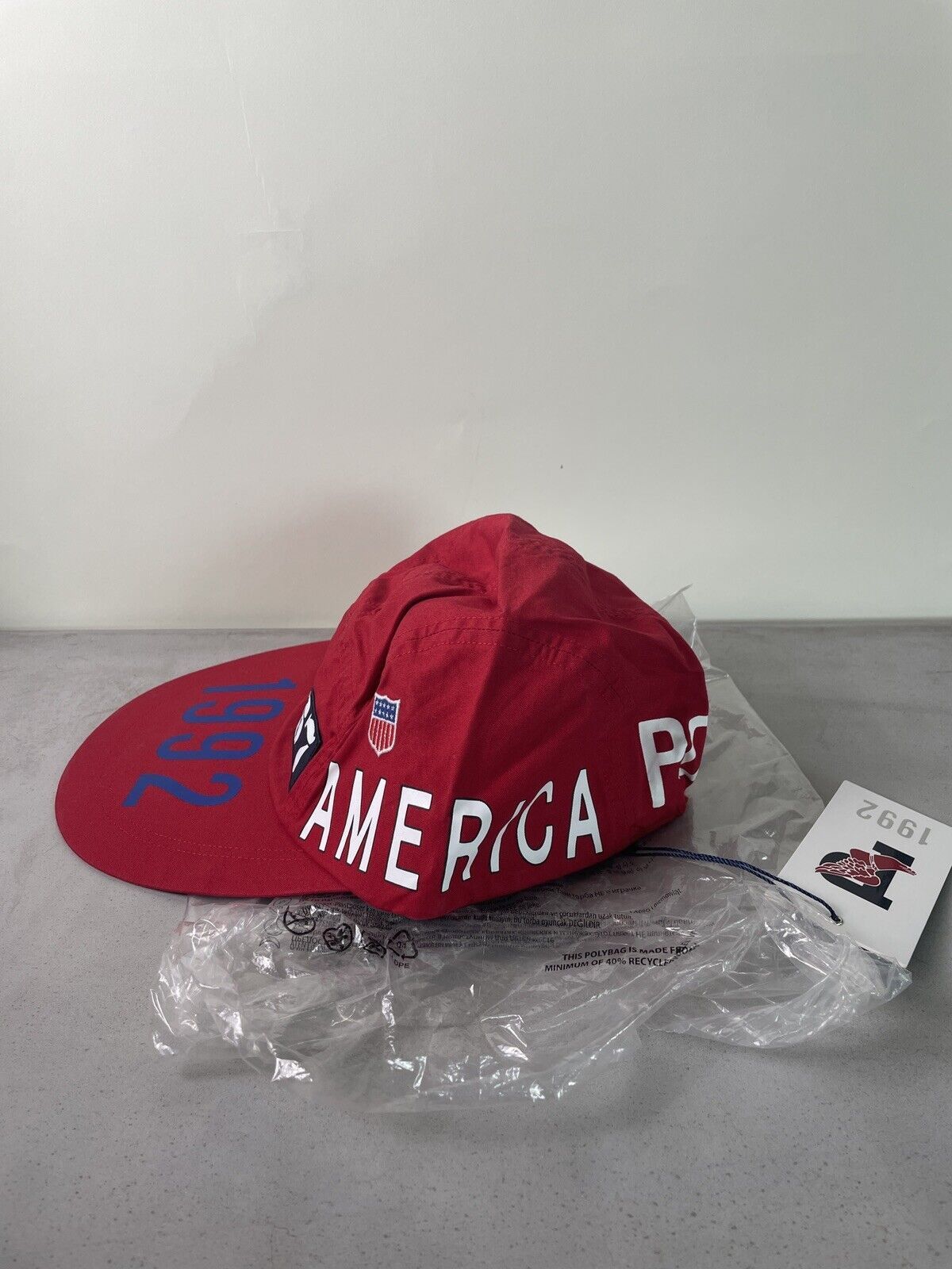 Polo Ralph Lauren Polo Ralph Lauren Stadium Long Bill Red 1992 P-Wing S/M - Size ONE SIZE - 2 Thumbnail