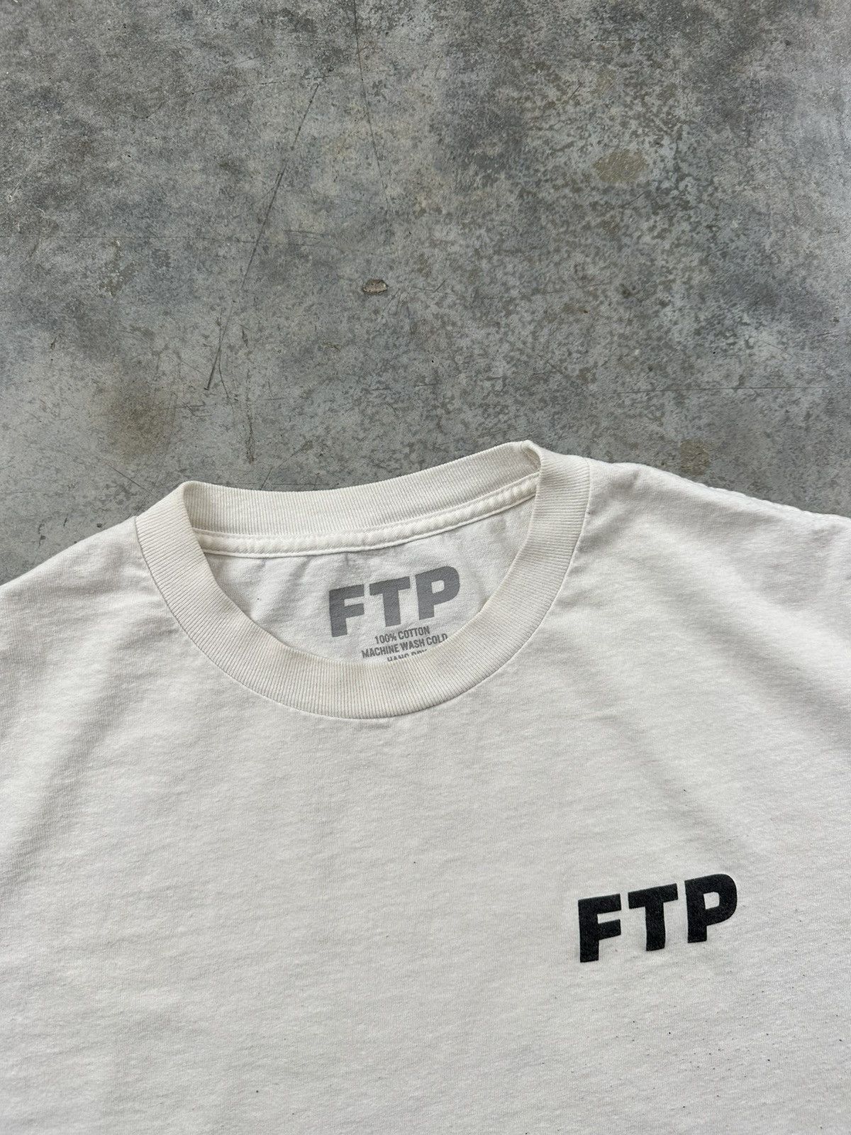Fuck The Population OG Fuck The Population White + Black Classic FTP Logo Tee XL Size US XL / EU 56 / 4 - 2 Thumbnail