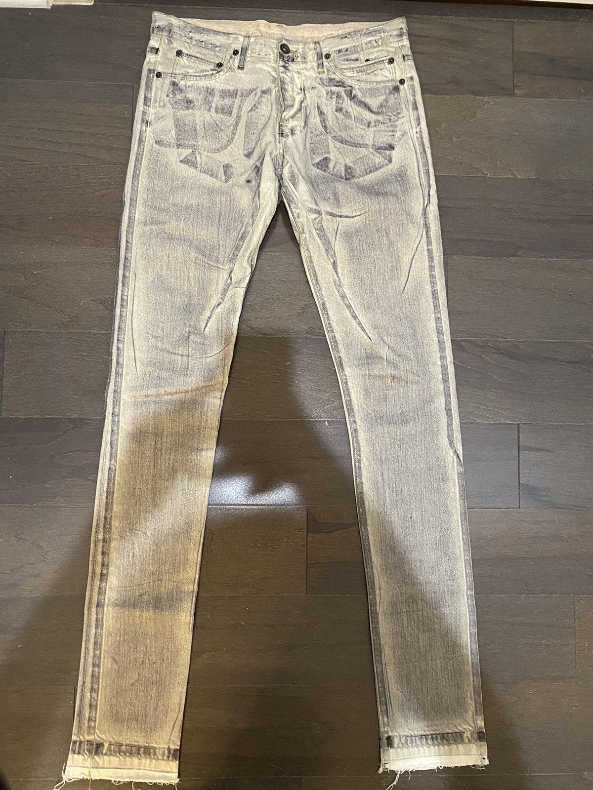 image of Rick Owens Gravel Jeans, Men's (Size 27)