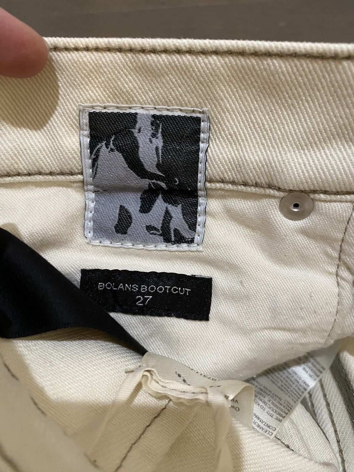 Rick Owens × Rick Owens Drkshdw Rick Owens Bolan Denim Size US 27 - 10 Thumbnail