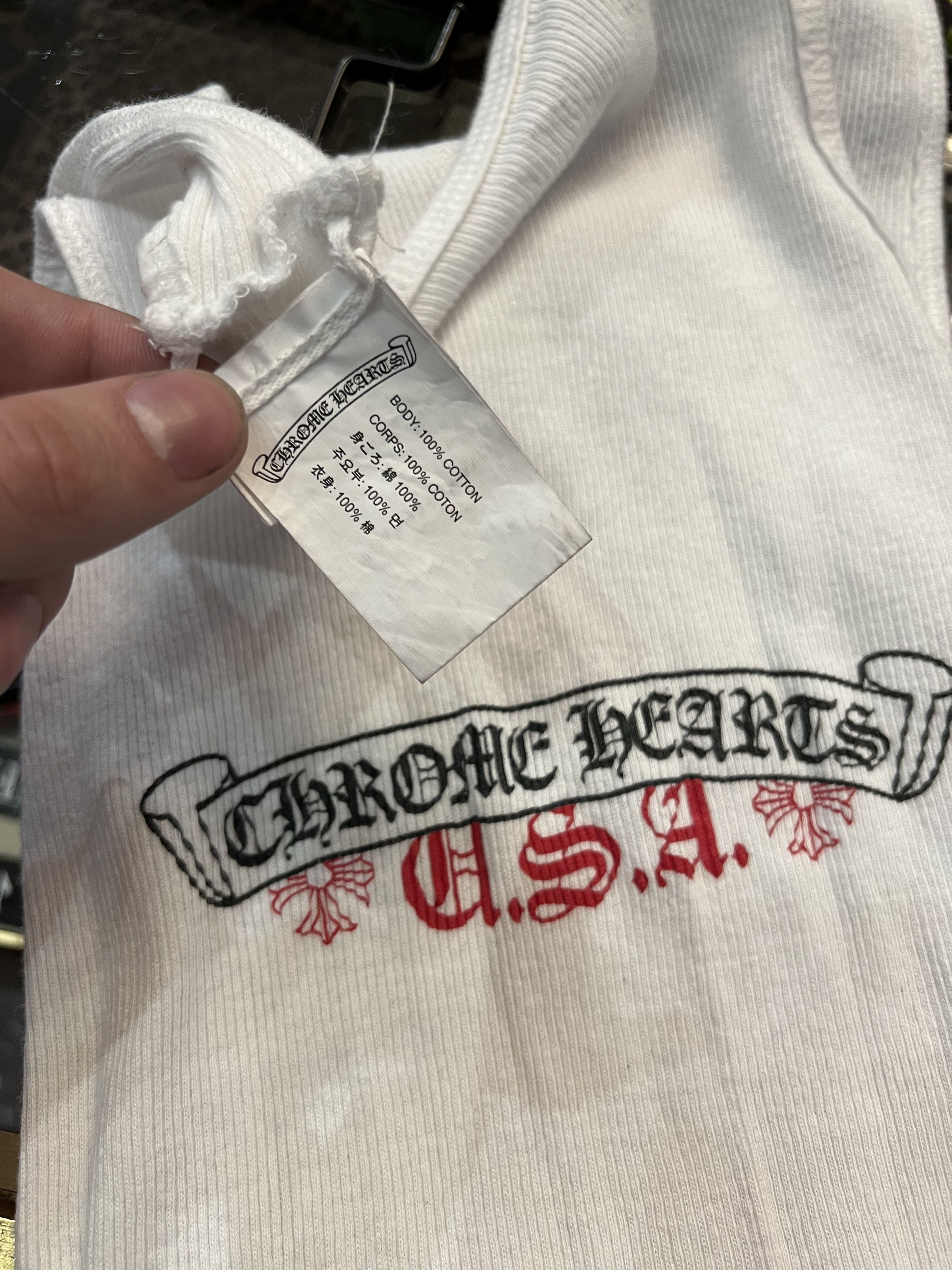 Chrome Hearts Chrome hearts USA summer tank top Size US M / EU 48-50 / 2 - 7 Thumbnail