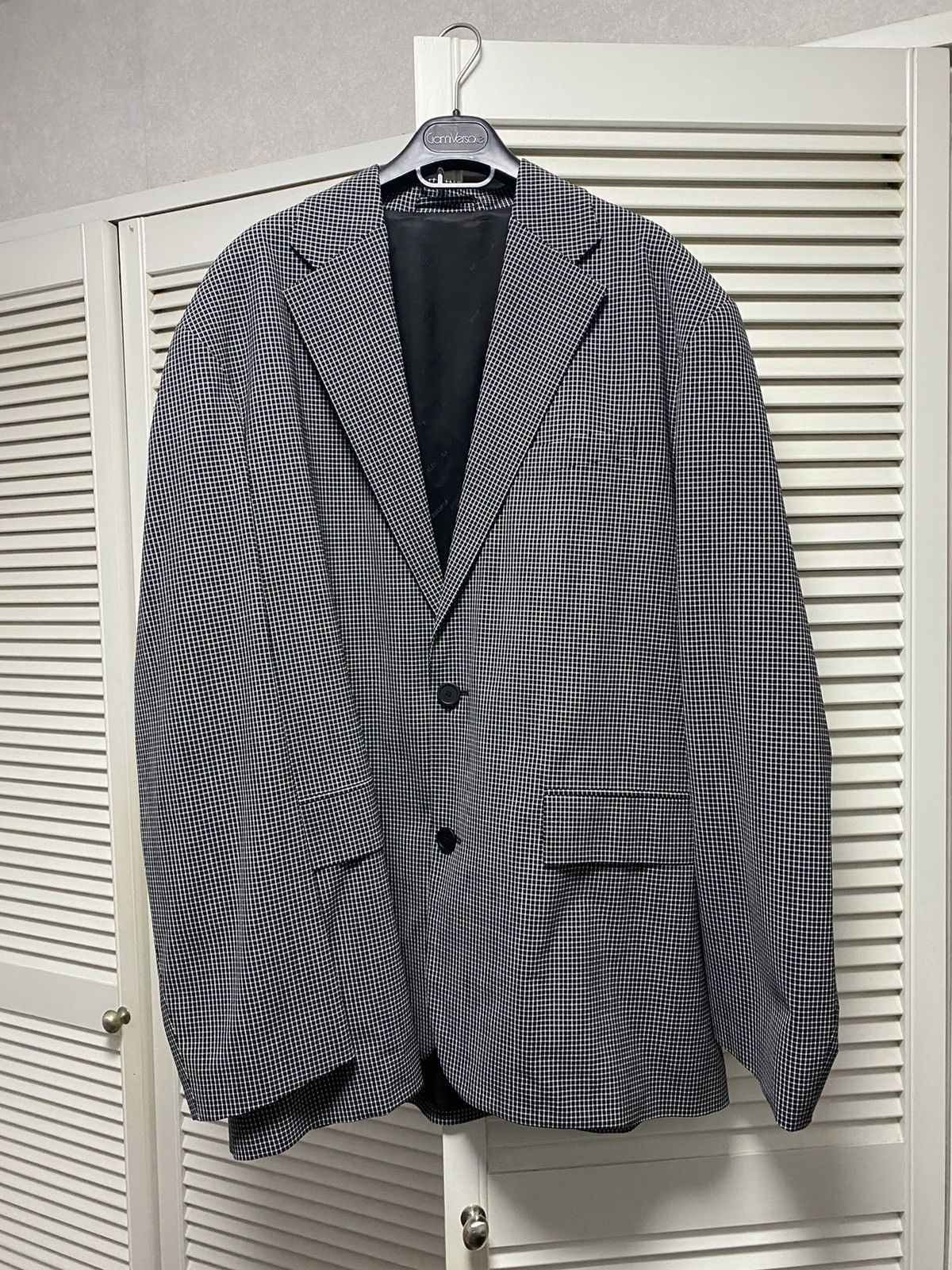 Balenciaga Plaid oversized blazer Size 48L - 5 Thumbnail