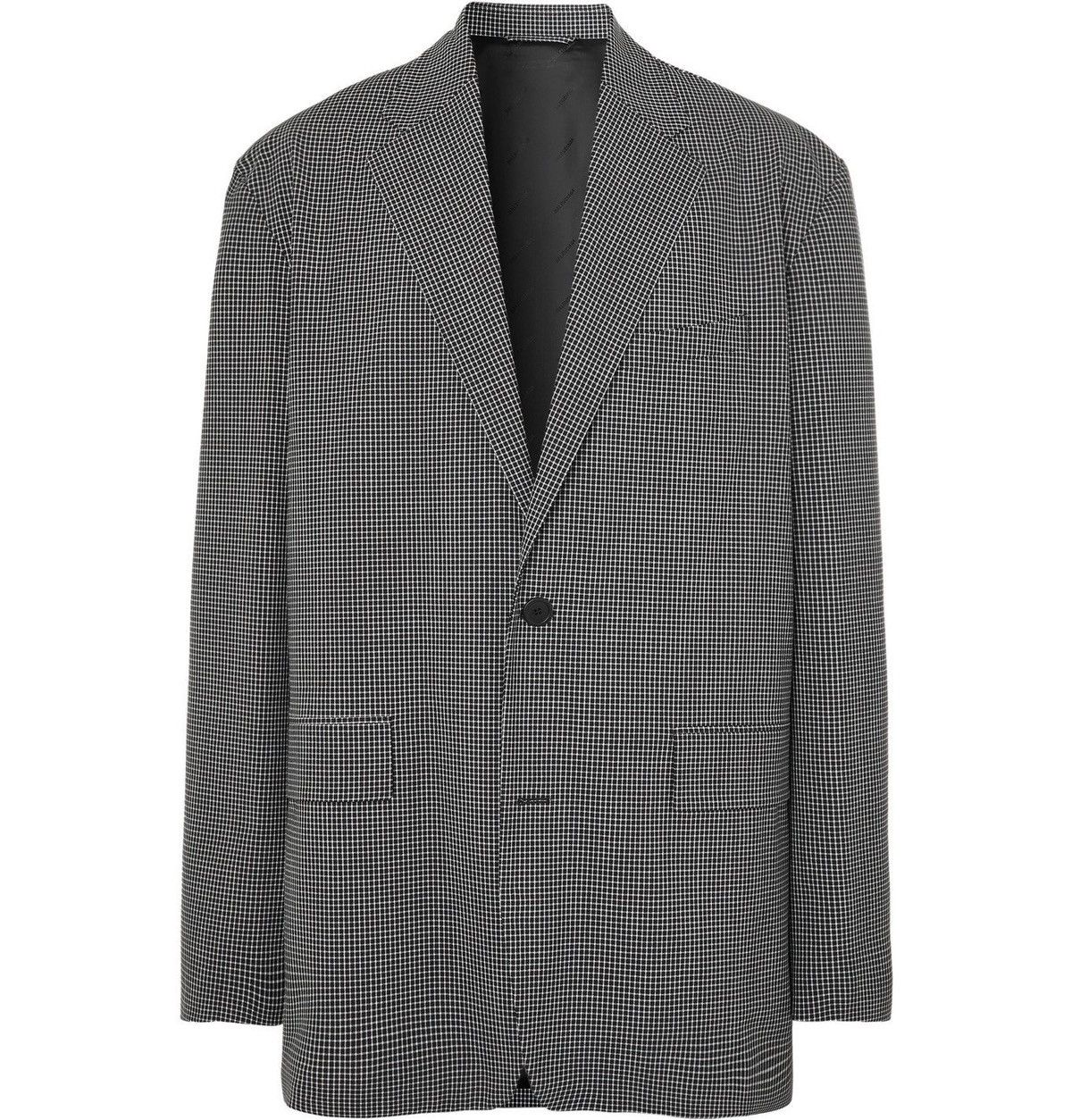 Balenciaga Plaid oversized blazer Size 48L - 3 Thumbnail