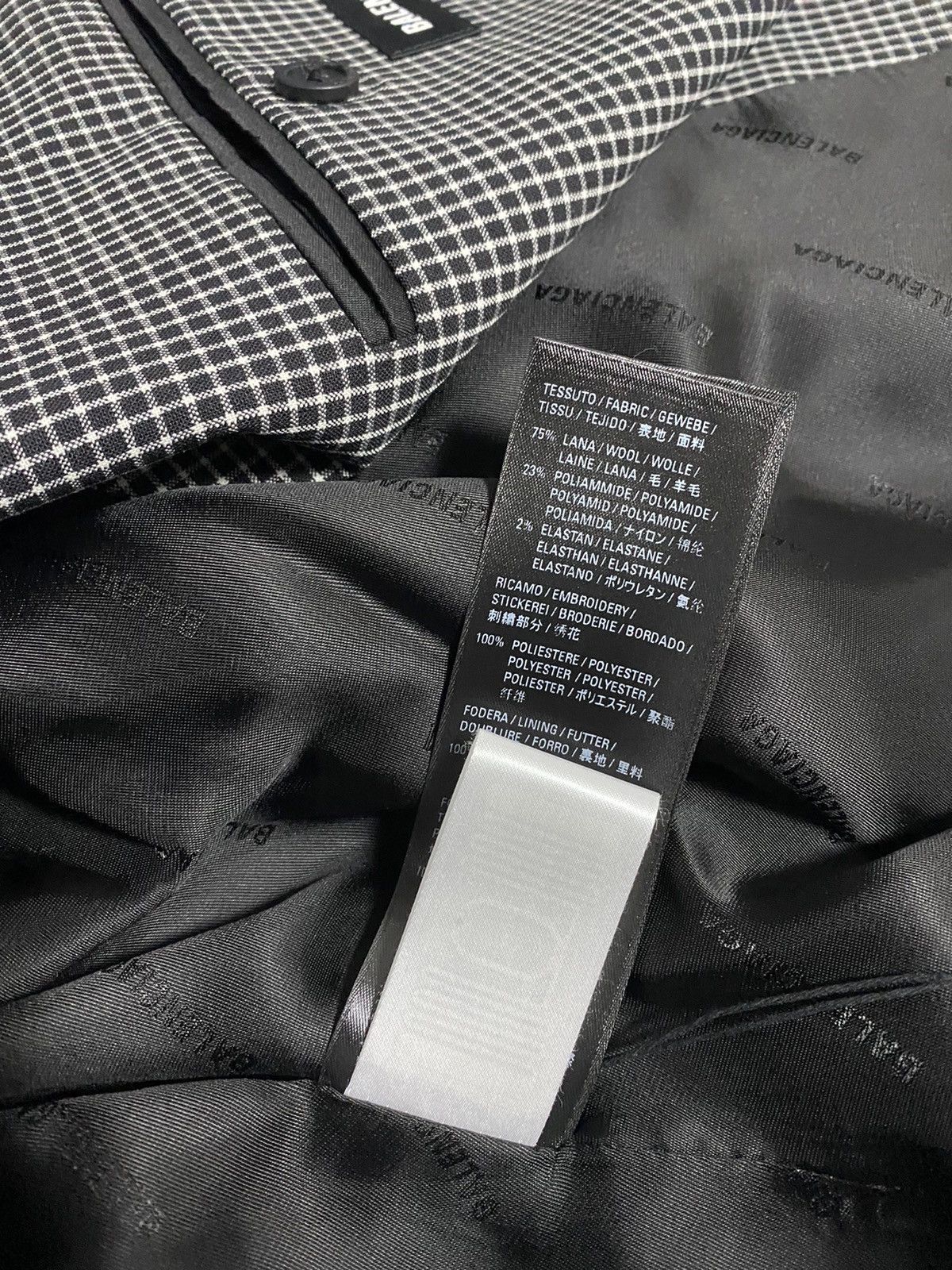 Balenciaga Plaid oversized blazer Size 48L - 11 Thumbnail