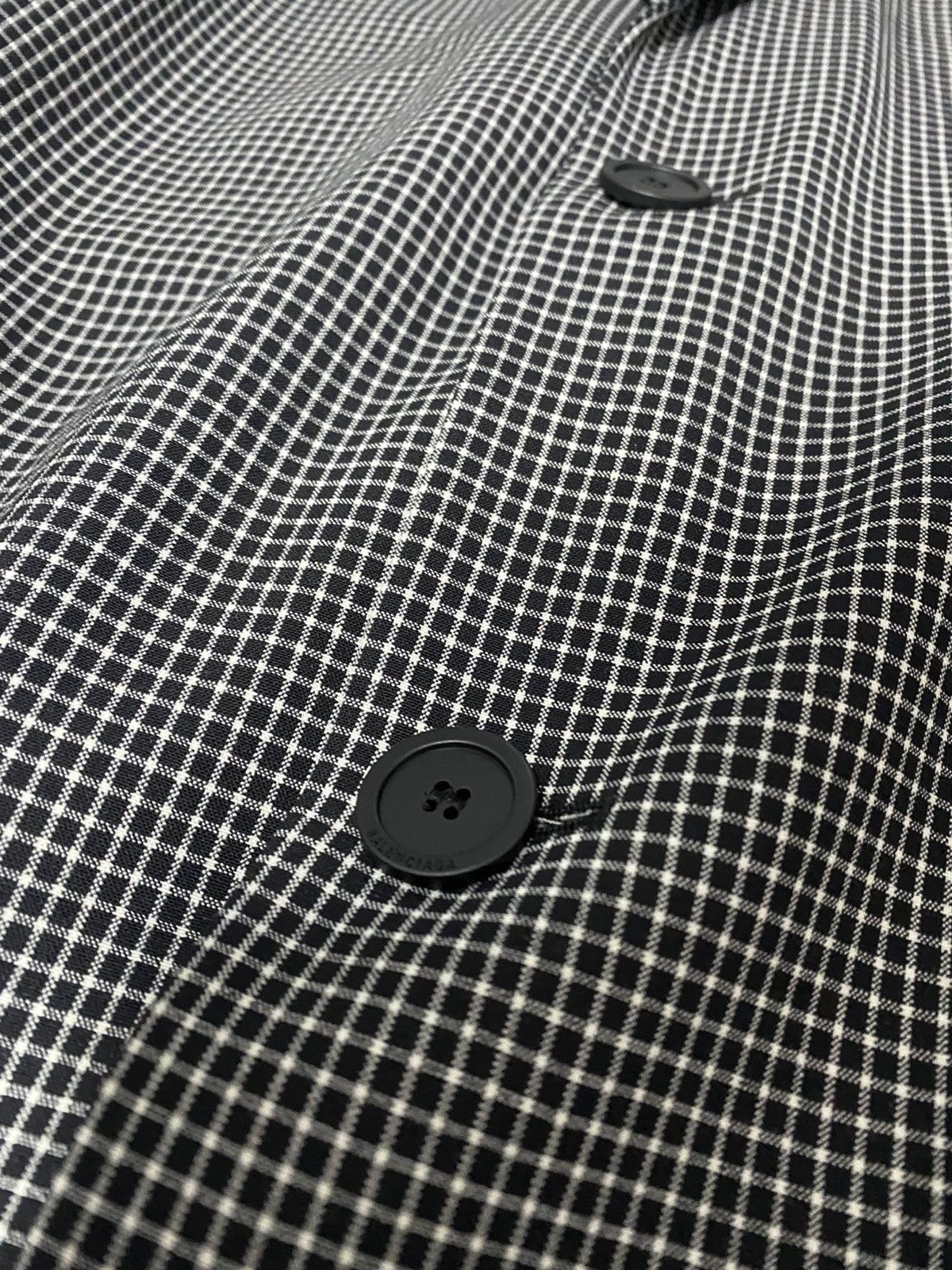 Balenciaga Plaid oversized blazer Size 48L - 9 Thumbnail