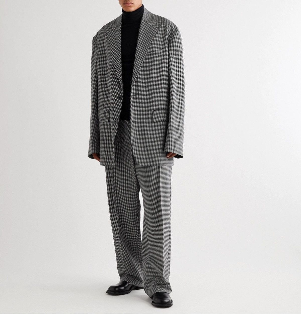 Balenciaga Plaid oversized blazer Size 48L - 1 Thumbnail