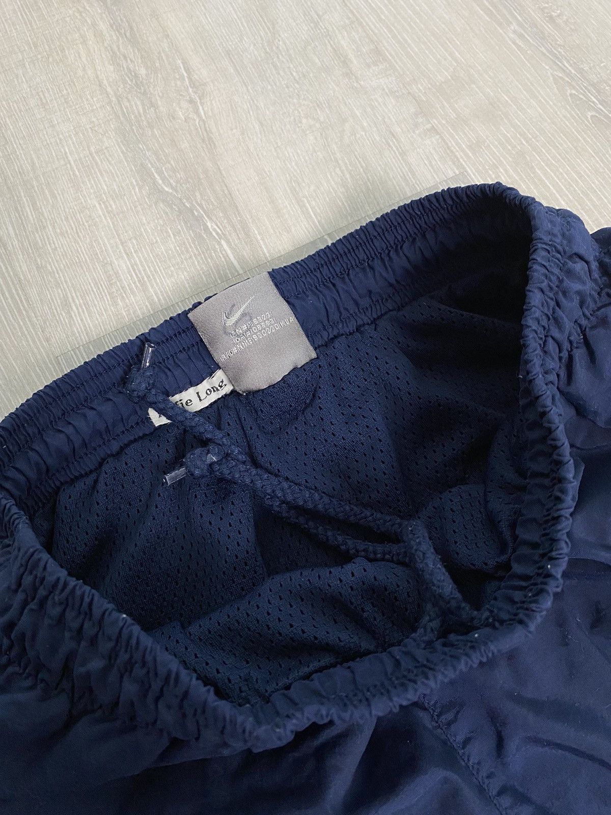 Nike × Vintage Nike vintage navy track pants small swoosh 2000s Size US 28 / EU 44 - 3 Thumbnail