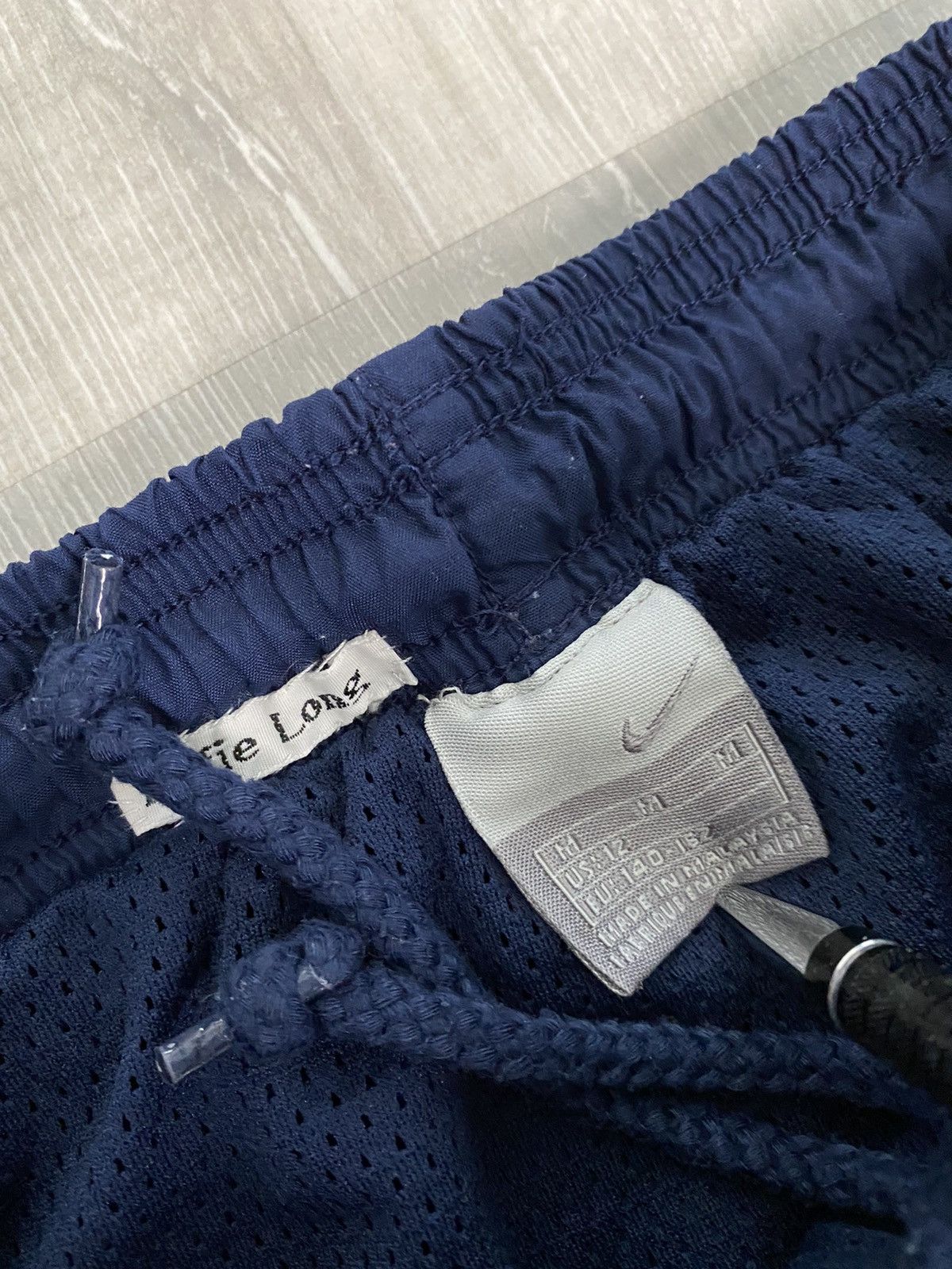 Nike × Vintage Nike vintage navy track pants small swoosh 2000s Size US 28 / EU 44 - 4 Thumbnail
