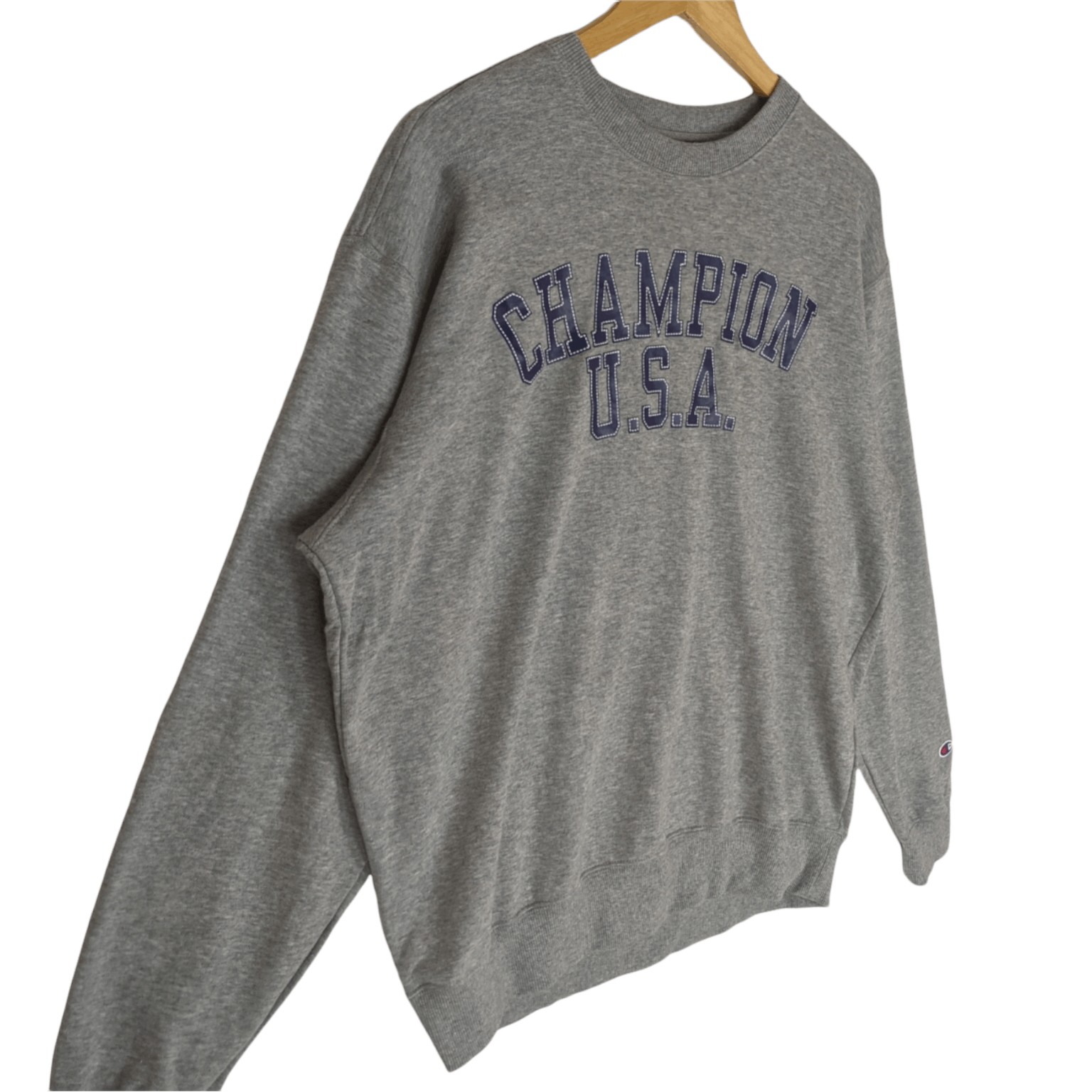 Champion CHAMPION USA Big Logo Spell Out Jumper Sweatshirt Size US XL / EU 56 / 4 - 3 Thumbnail
