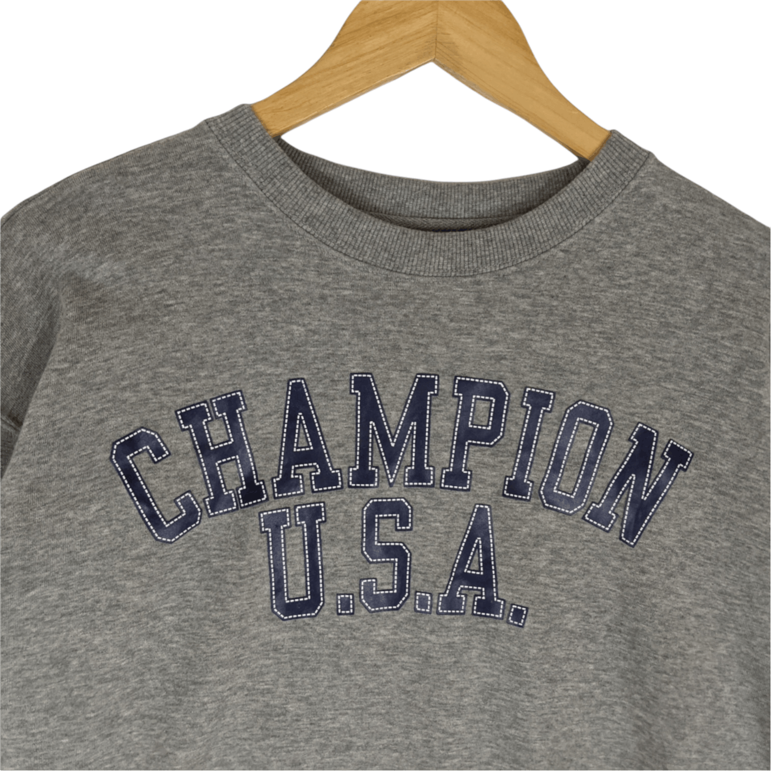 Champion CHAMPION USA Big Logo Spell Out Jumper Sweatshirt Size US XL / EU 56 / 4 - 4 Thumbnail