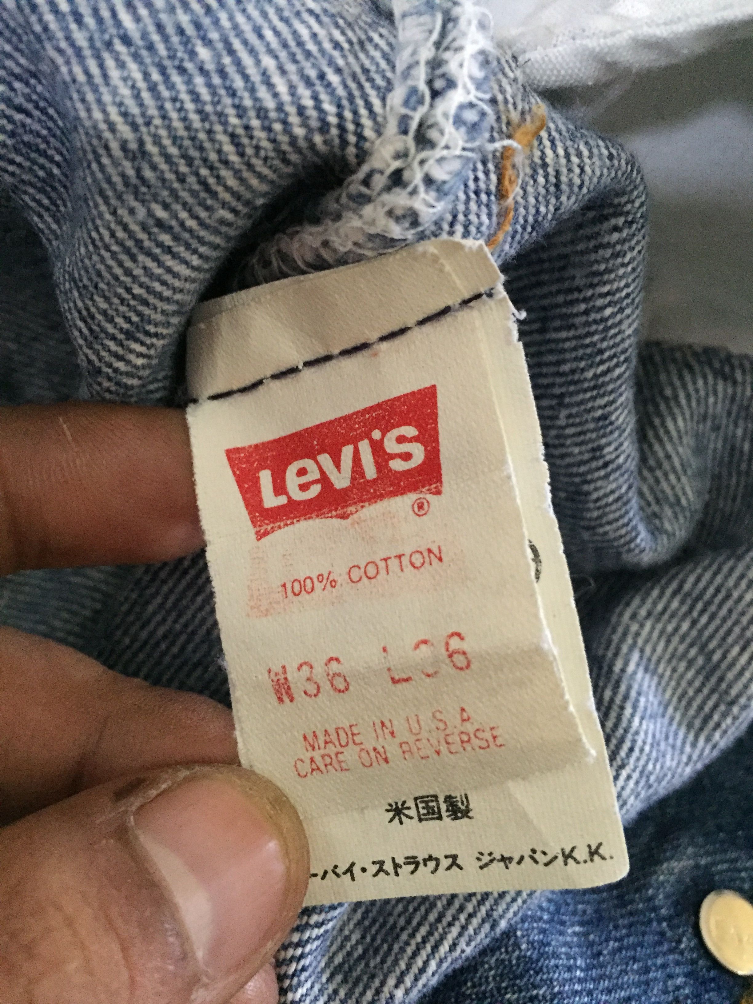 Levi's Vintage Levis 501xx Distressed Jeans Made in USA Size US 36 / EU 52 - 9 Thumbnail