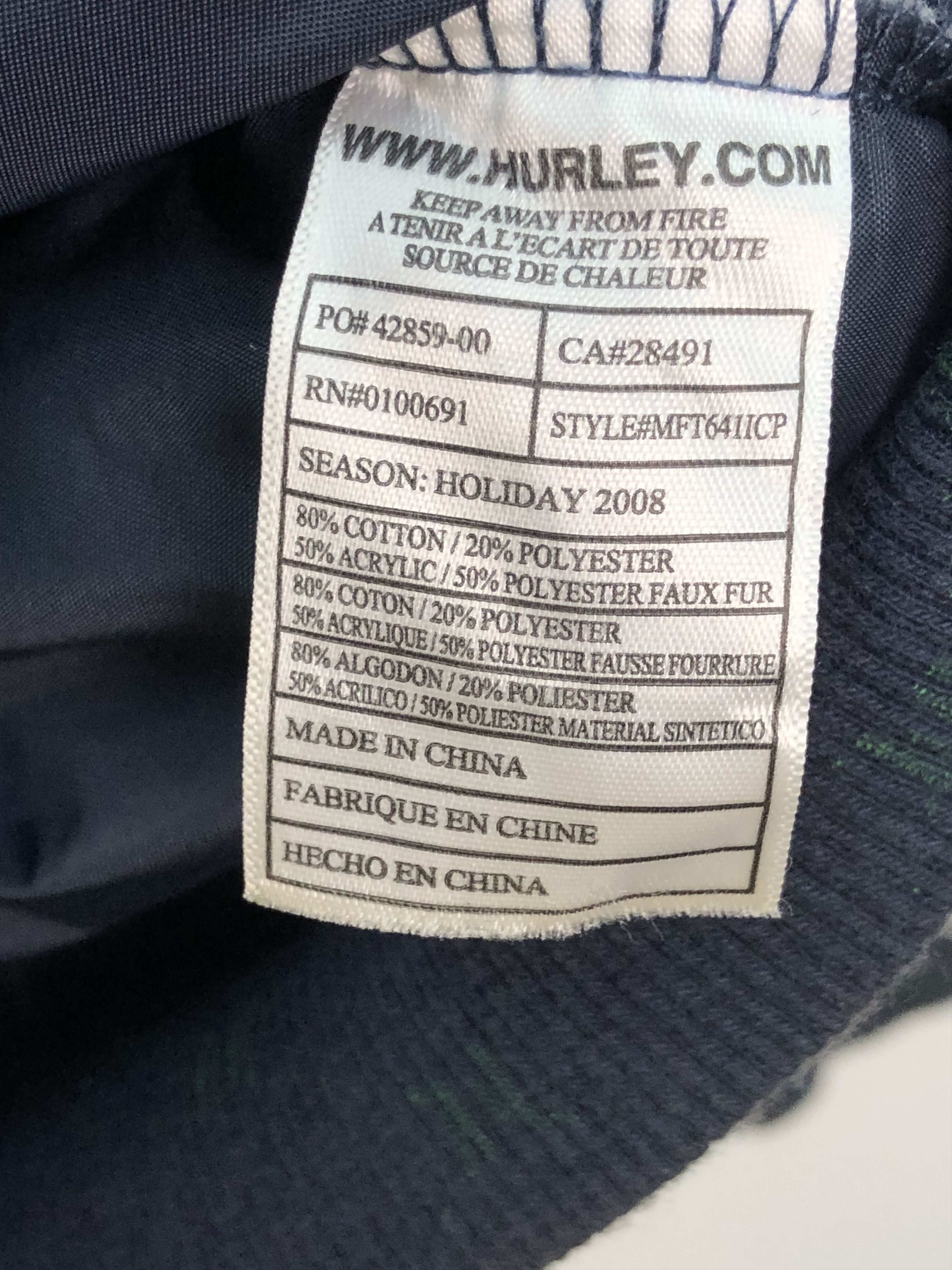 Hurley Vintage Hurley Puffer Zipper Jacket J0244 Size US S / EU 44-46 / 1 - 6 Thumbnail