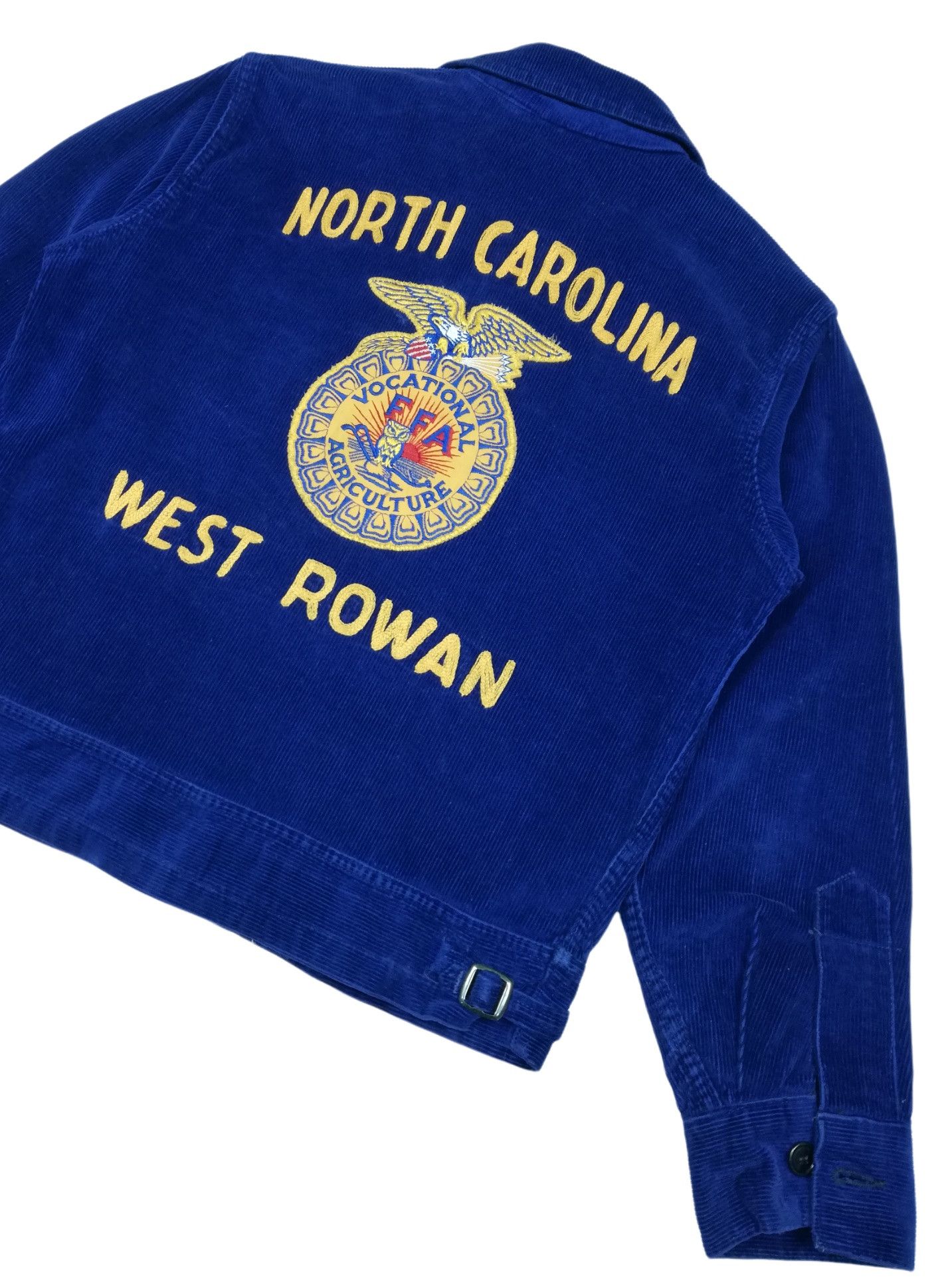 Vintage 🔥Vocational FFA Agriculture Corduroy Jacket Chain Stitched Size US M / EU 48-50 / 2 - 14 Thumbnail