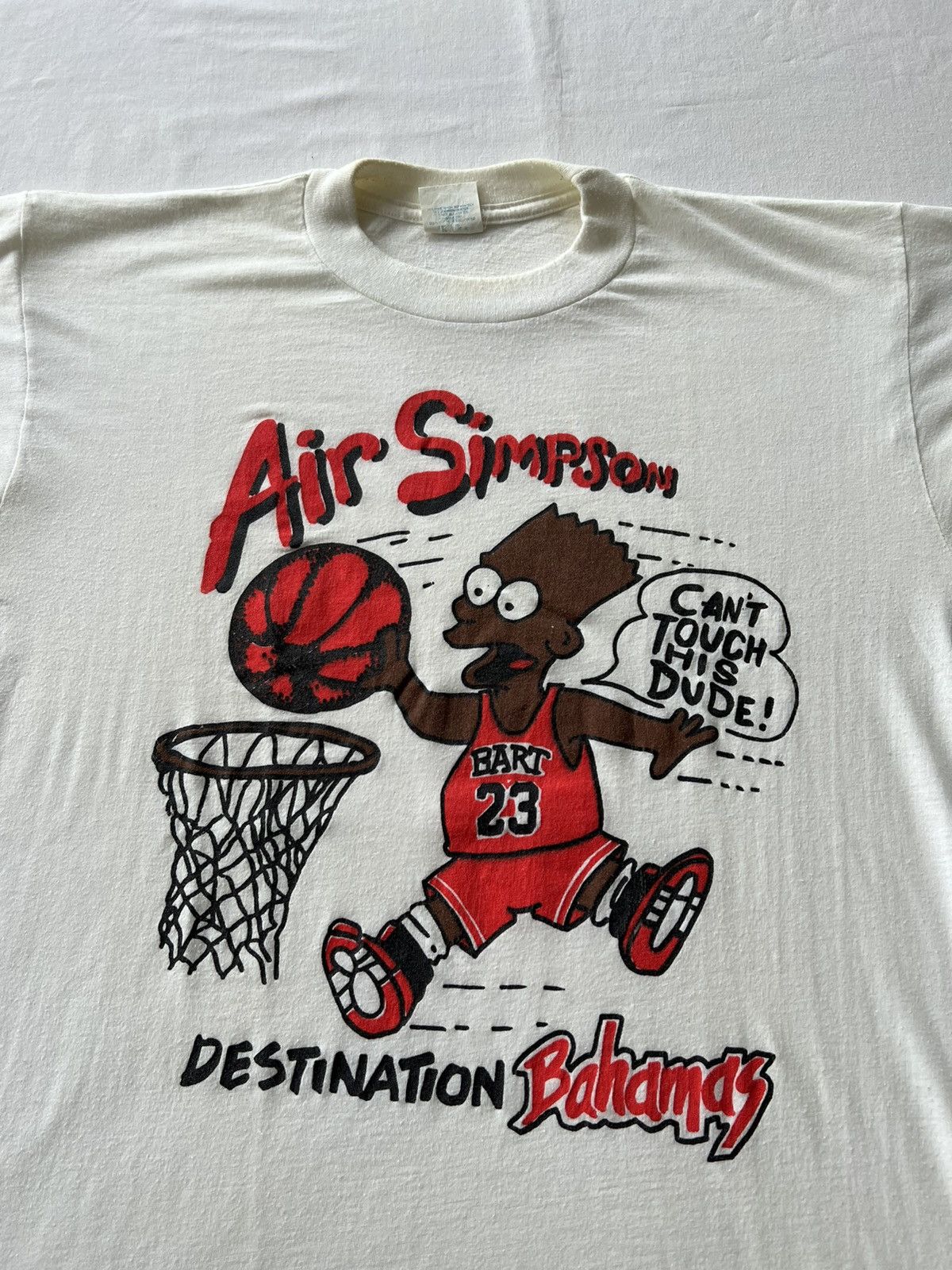 Cartoon Network Vintage 90s The Simpsons Michael Jordan Chicago Bulls Tee Size US L / EU 52-54 / 3 - 4 Thumbnail