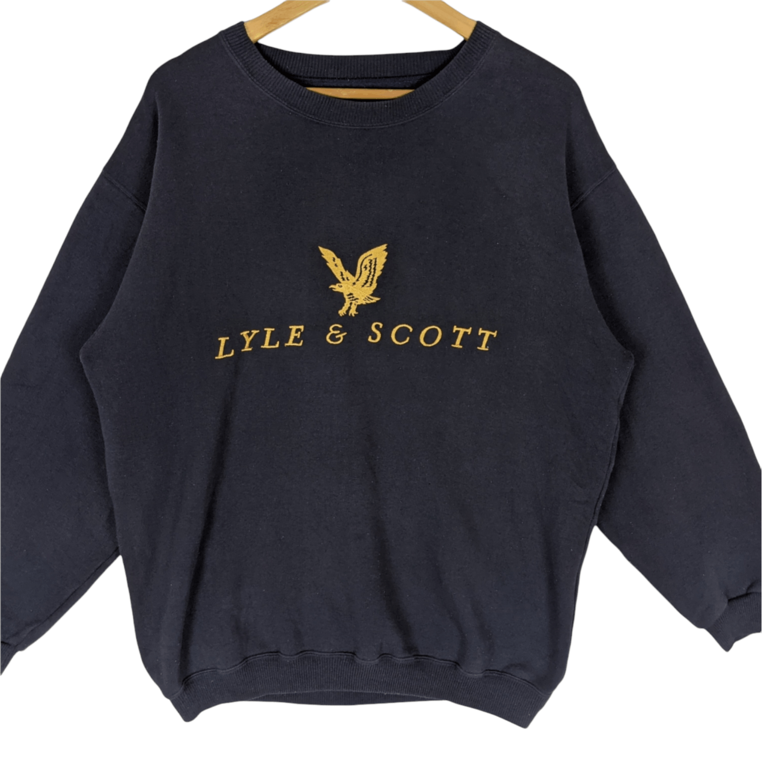 Lyle & Scott LYLE & SCOTT Big Logo Jumper Sweatshirt Size US XL / EU 56 / 4 - 2 Thumbnail