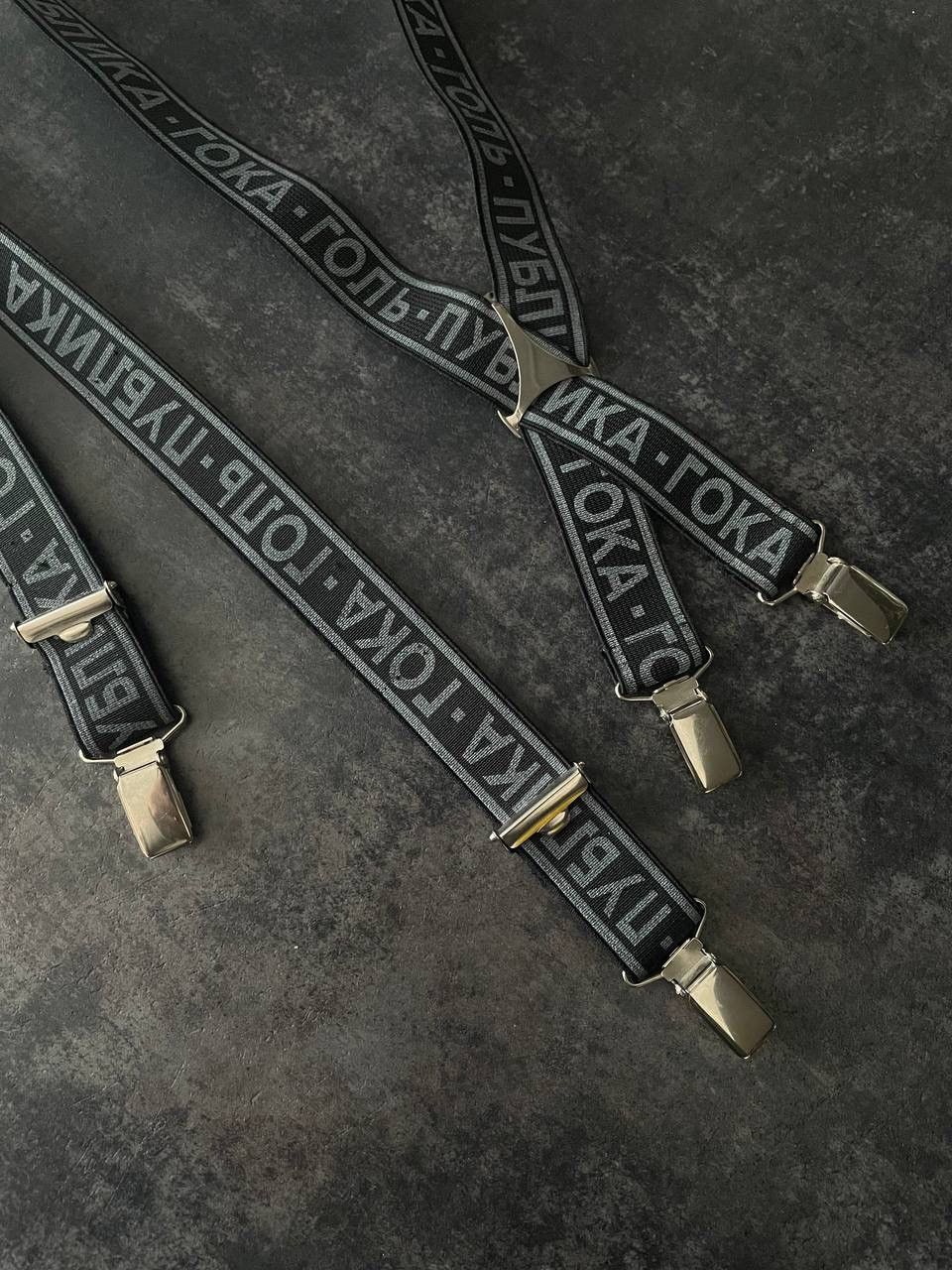 jean paul gaultier レザー　サスペンダー jean paul gaultier , leather suppender