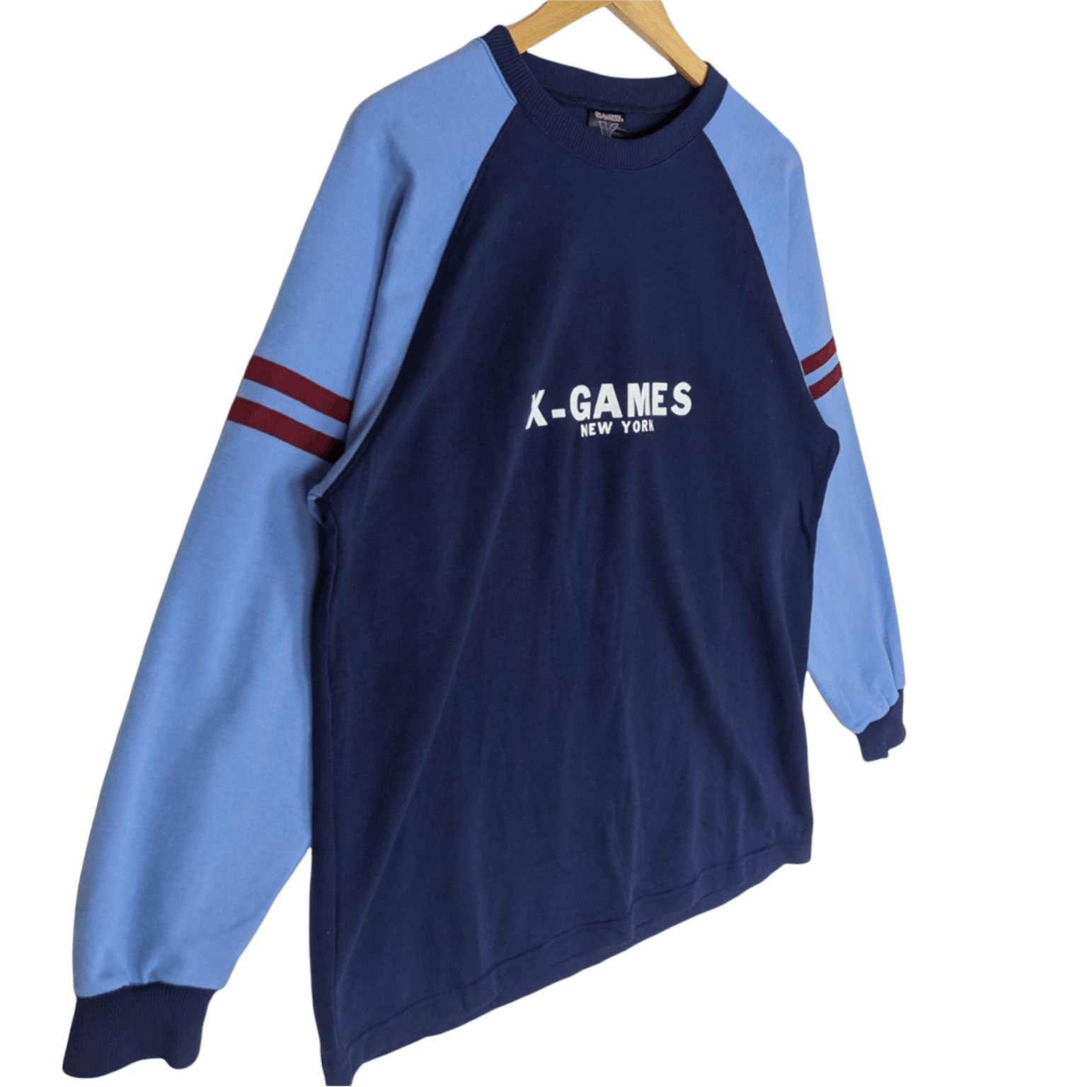 Japanese Brand X-GAMES New York Skateboard BMX Jumper Sweatshirt Size US L / EU 52-54 / 3 - 3 Thumbnail