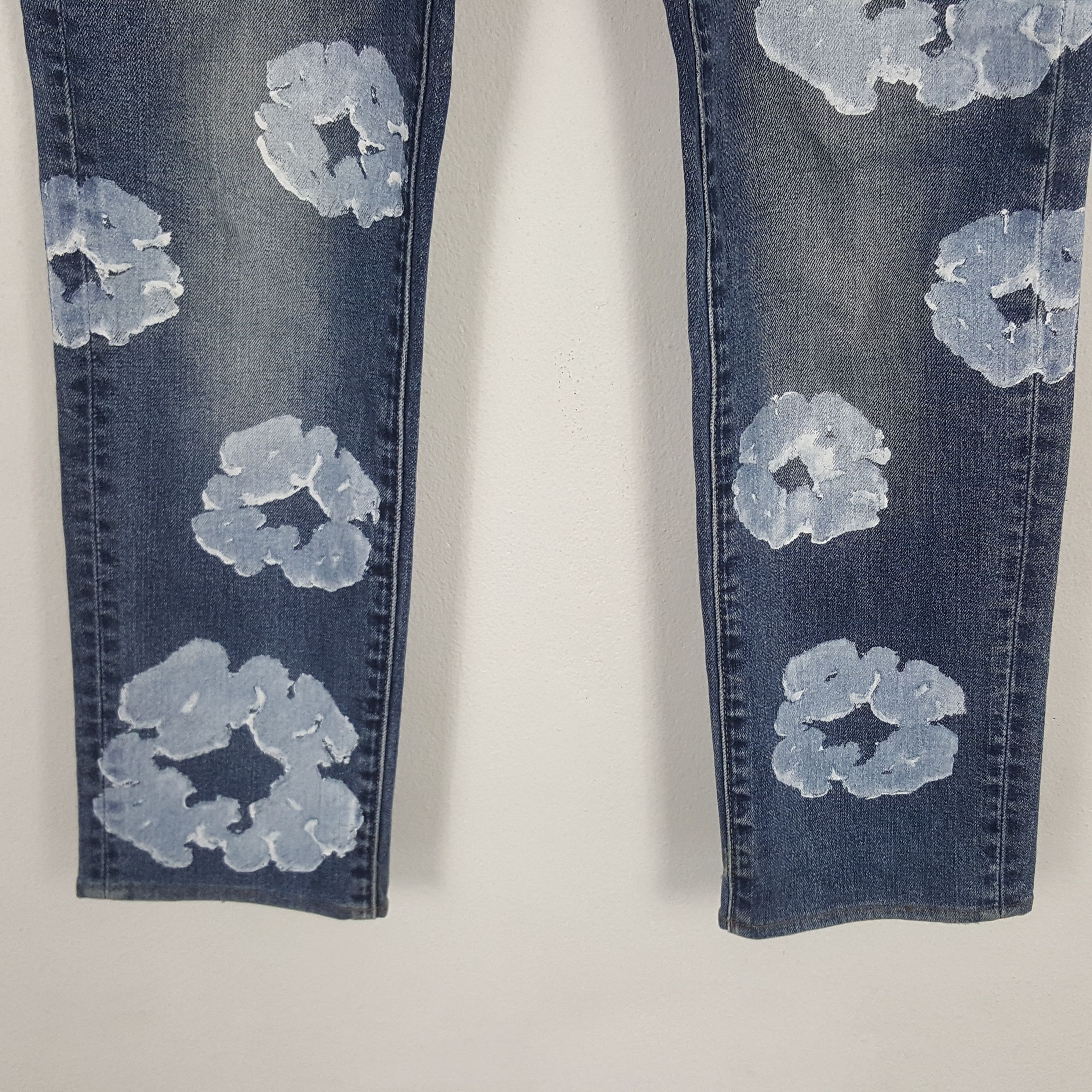 Levi's × Vintage Vintage Levi's 511 Custom Denim Tears Art Denim Size US 28 / EU 44 - 3 Thumbnail