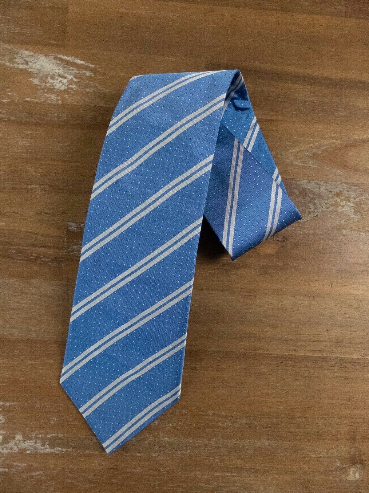 Paul Smith PAUL SMITH London British Collection blue striped silk tie Size ONE SIZE - 1 Thumbnail