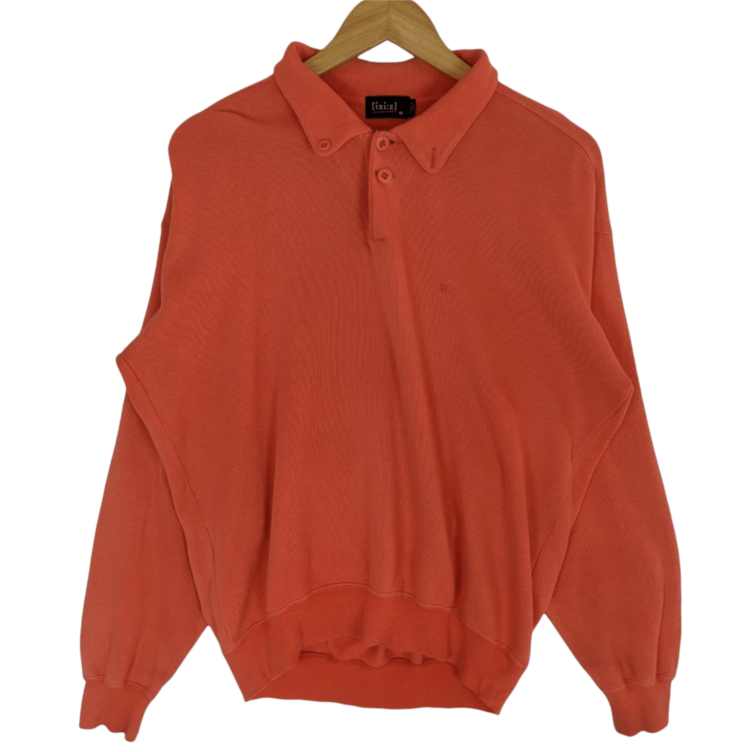 Japanese Brand × Vintage Japan Vintage IZI:X Retro Polo Jumper Sweatshirt Size US M / EU 48-50 / 2 - 2 Thumbnail