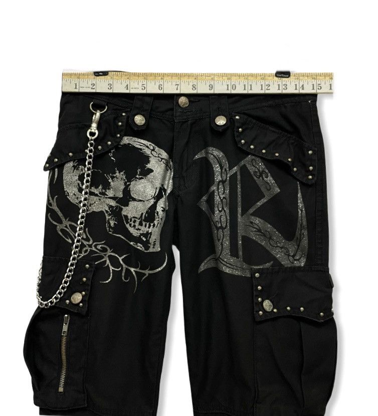 Riot Division Japanese Brand RIOT Punk Bondage Cargo Pants Size 27" / US 4 / IT 40 - 17 Thumbnail