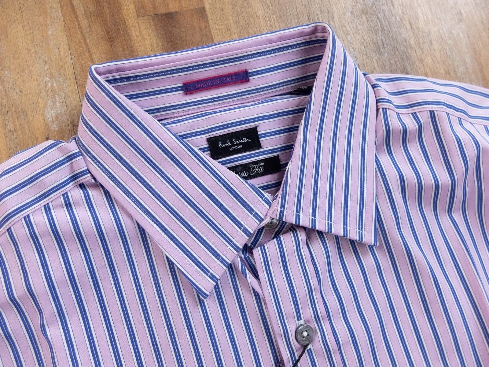 Paul Smith PAUL SMITH London striped French cuffs shirt Medium 39 15.5 Size US M / EU 48-50 / 2 - 2 Thumbnail