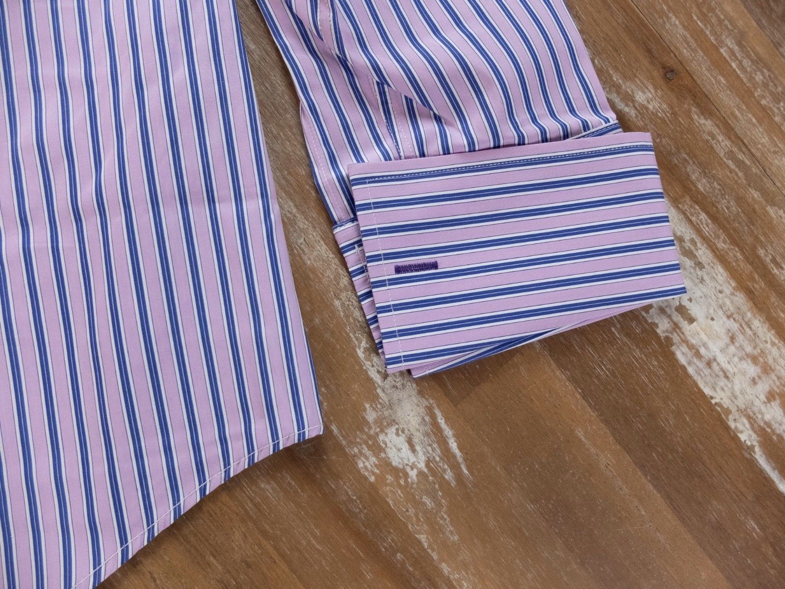 Paul Smith PAUL SMITH London striped French cuffs shirt Medium 39 15.5 Size US M / EU 48-50 / 2 - 5 Thumbnail