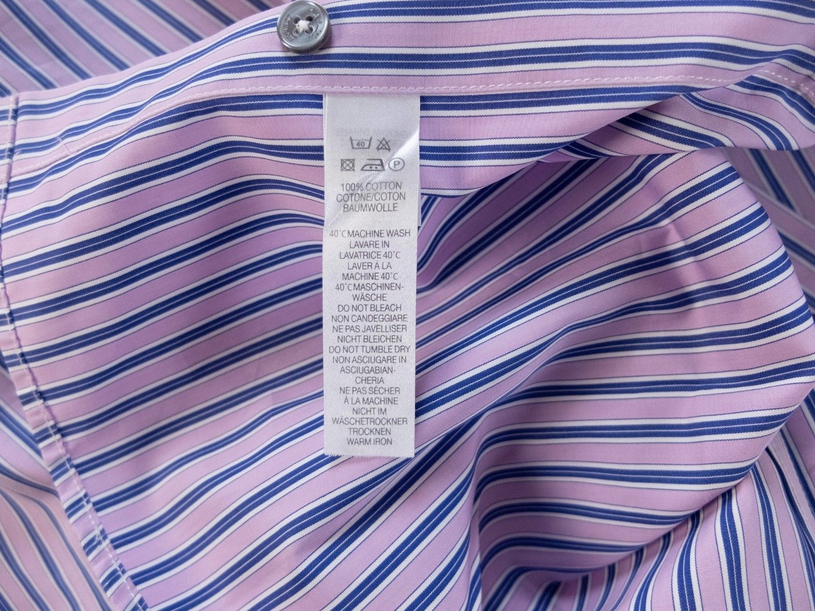Paul Smith PAUL SMITH London striped French cuffs shirt Medium 39 15.5 Size US M / EU 48-50 / 2 - 6 Thumbnail