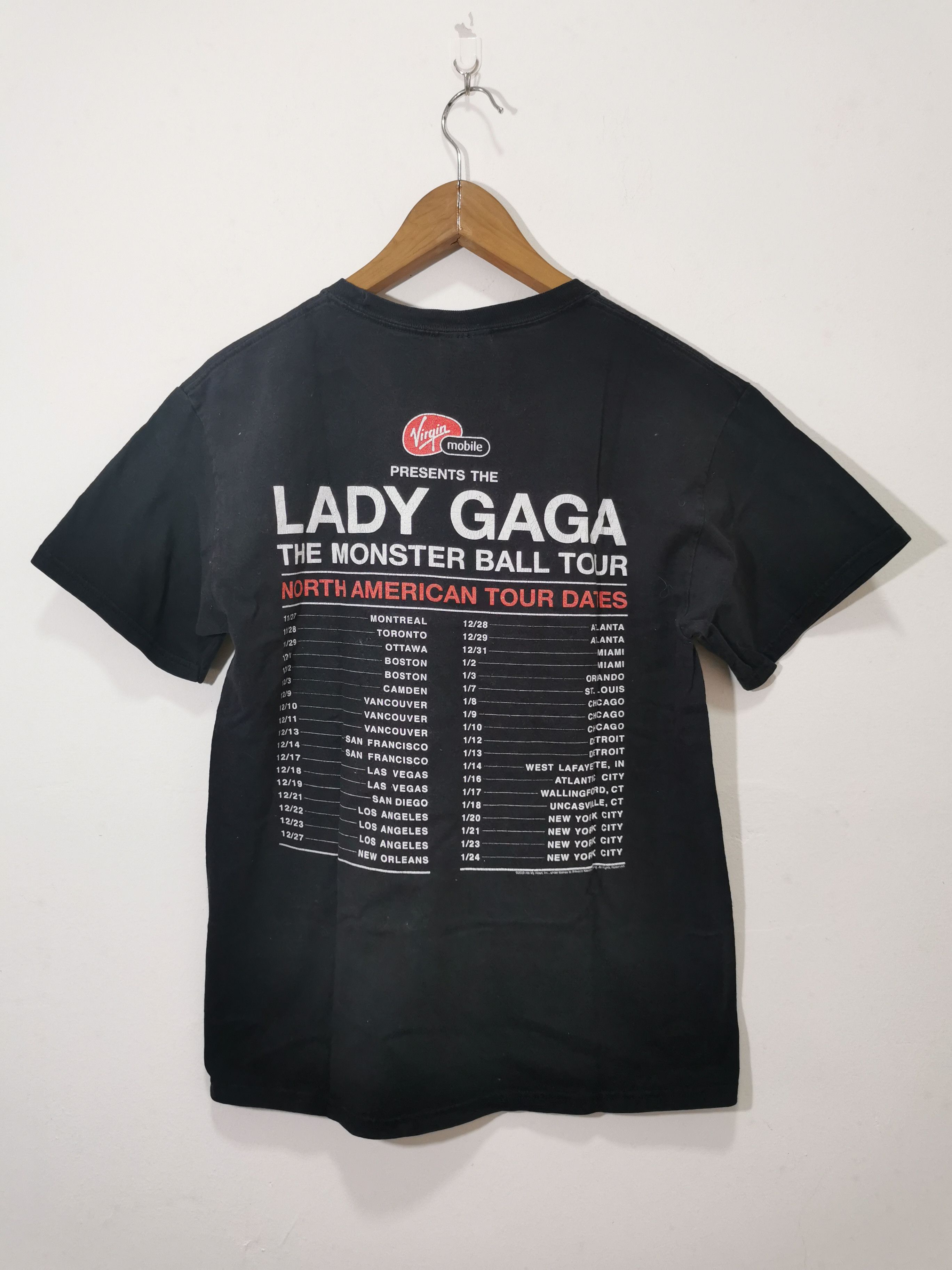 Band Tees × Vintage Vintage Lady Gaga Monster Ball Tour Tee Size US M / EU 48-50 / 2 - 5 Thumbnail