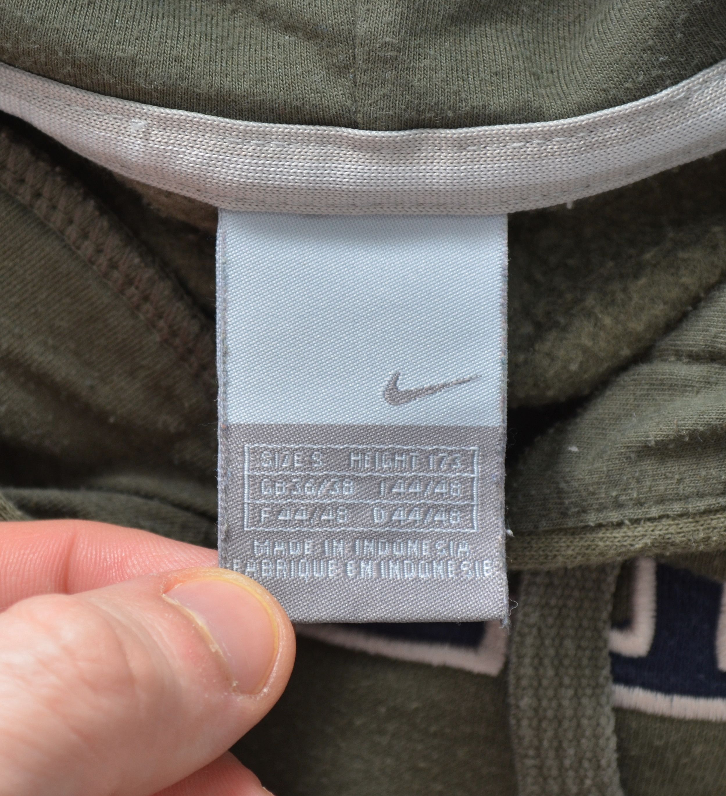 Nike Nike Vintage Big Embroided Logo Hoodie 90s y2k Size US S / EU 44-46 / 1 - 8 Thumbnail