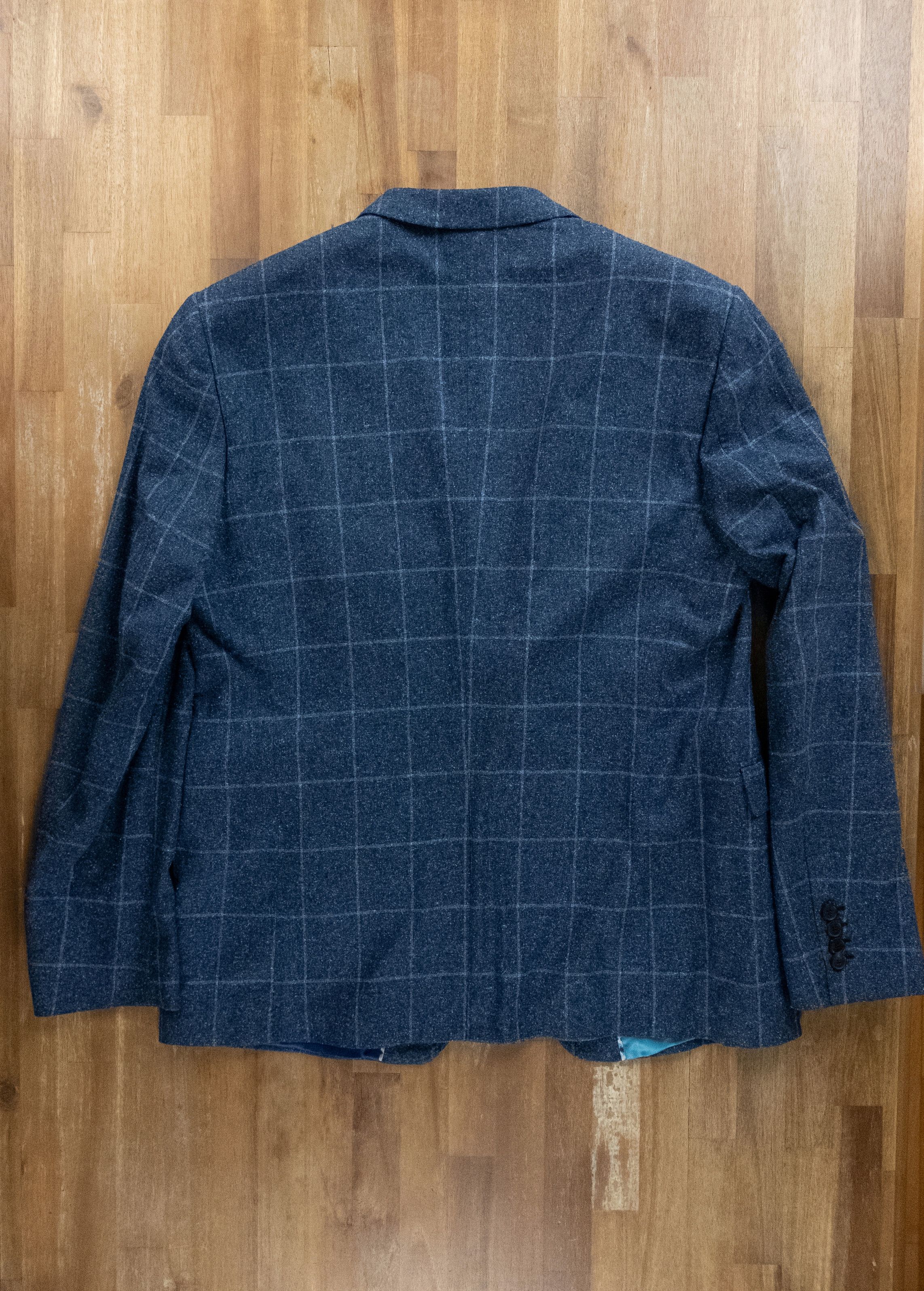 Paul Smith PAUL SMITH The Byard blue silk sportcoat jacket 44 US / 54 Size 44R - 6 Thumbnail