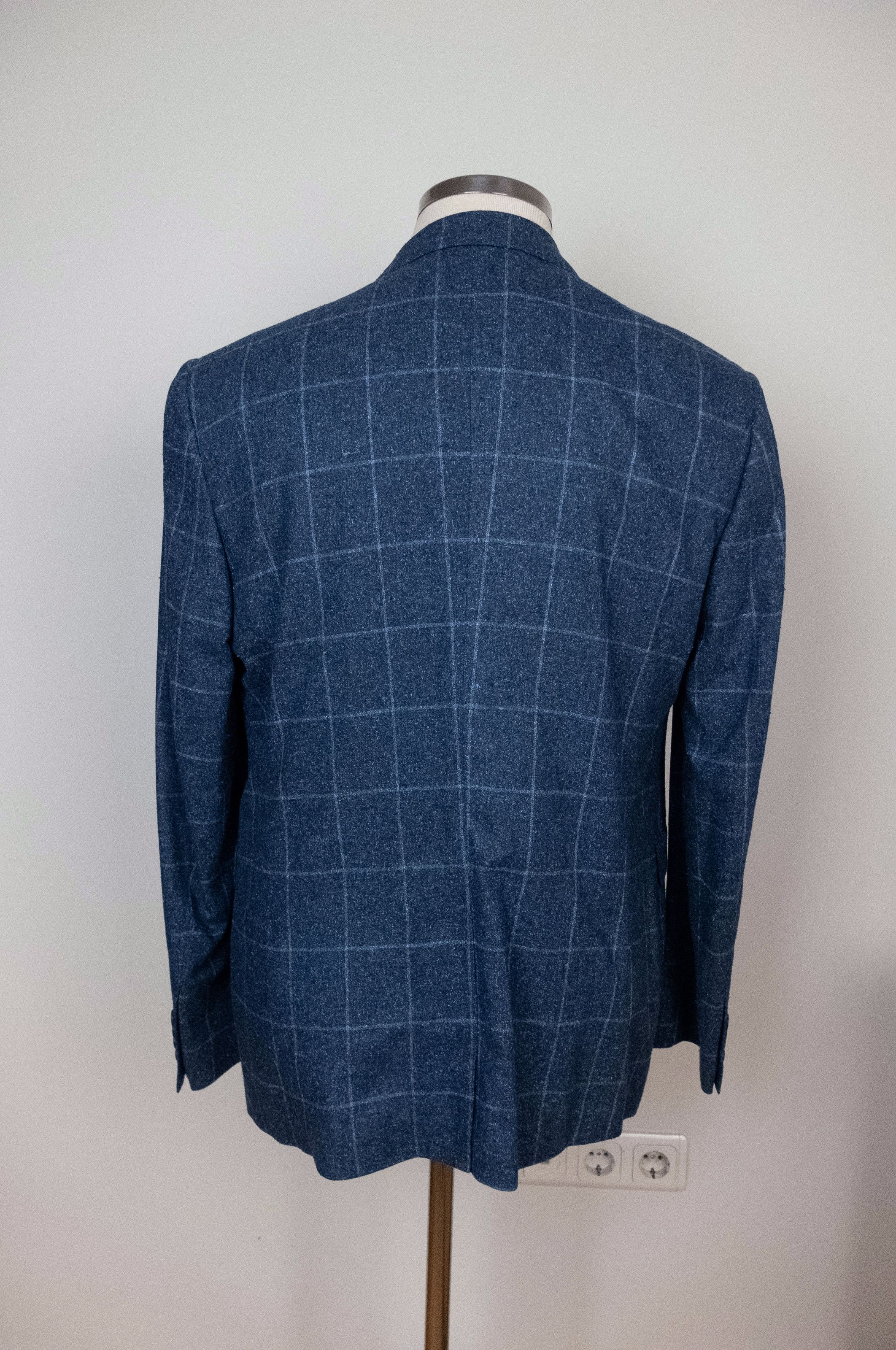 Paul Smith PAUL SMITH The Byard blue silk sportcoat jacket 44 US / 54 Size 44R - 2 Thumbnail