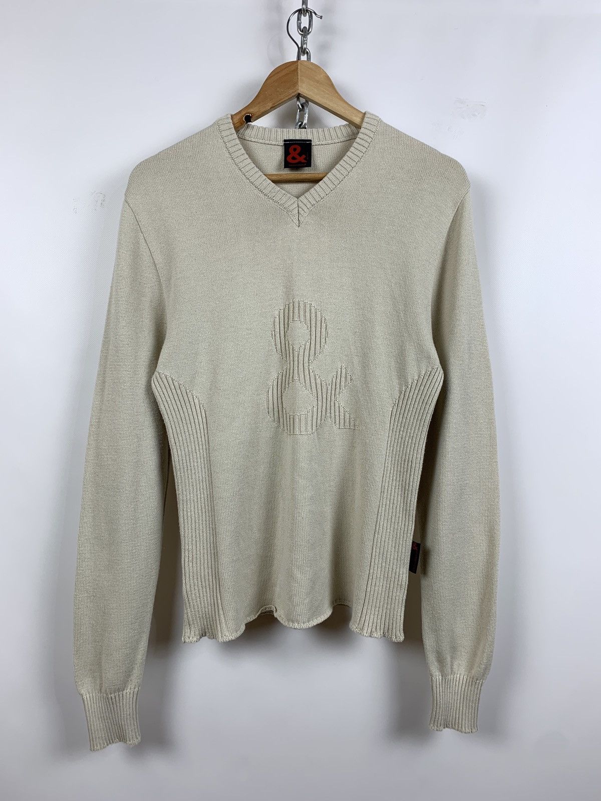 Dolce & Gabbana Vintage Dolce&Gabbana Beige Knit Jumper Sweater Size US M / EU 48-50 / 2 - 1 Thumbnail