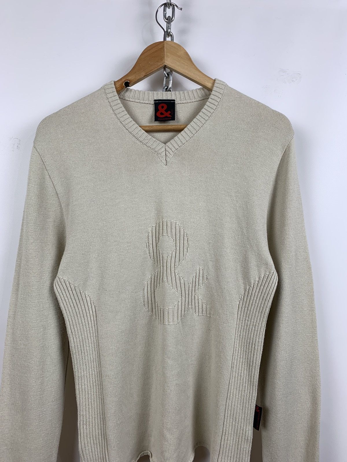 Dolce & Gabbana Vintage Dolce&Gabbana Beige Knit Jumper Sweater Size US M / EU 48-50 / 2 - 2 Thumbnail