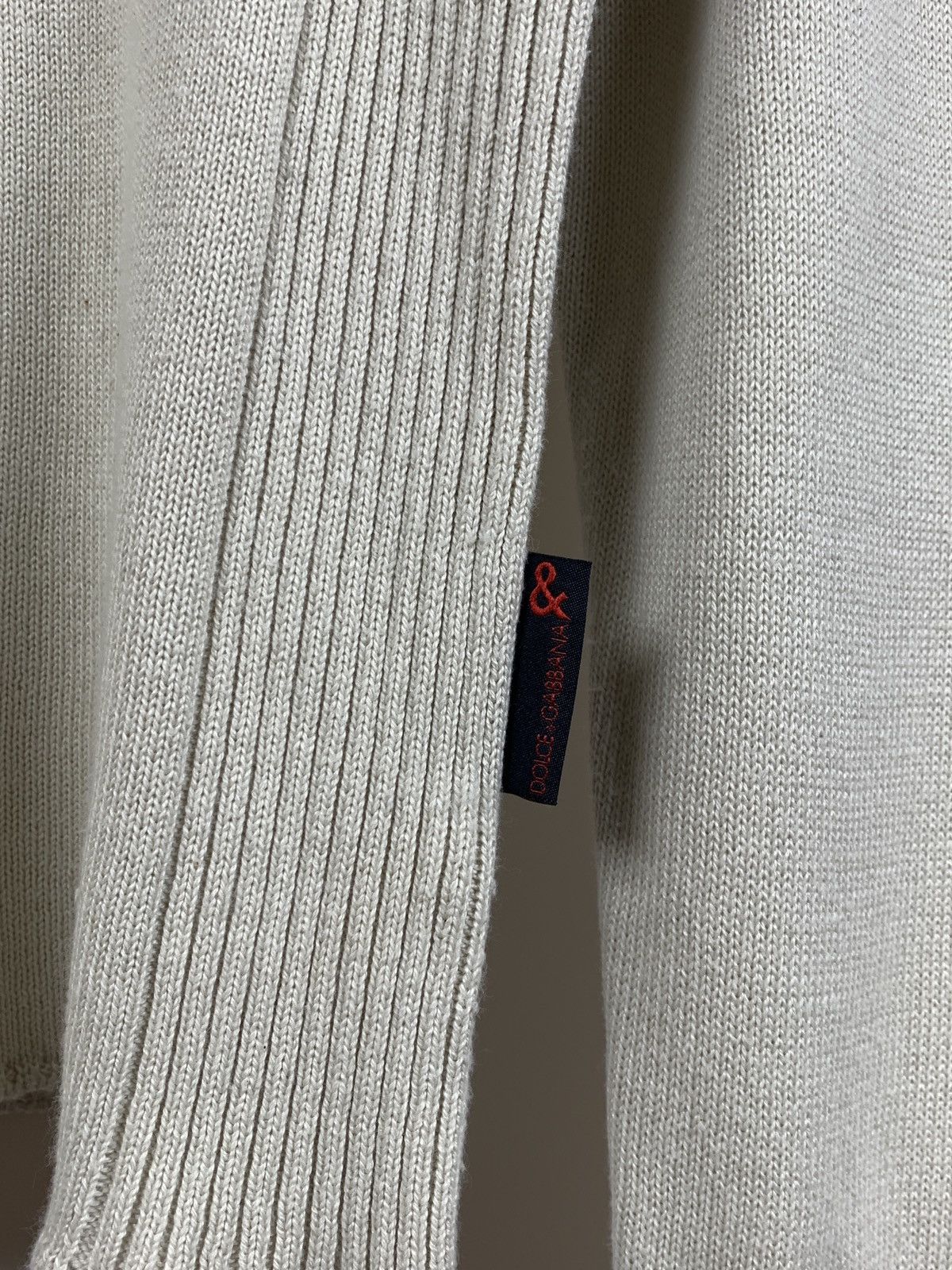 Dolce & Gabbana Vintage Dolce&Gabbana Beige Knit Jumper Sweater Size US M / EU 48-50 / 2 - 7 Thumbnail