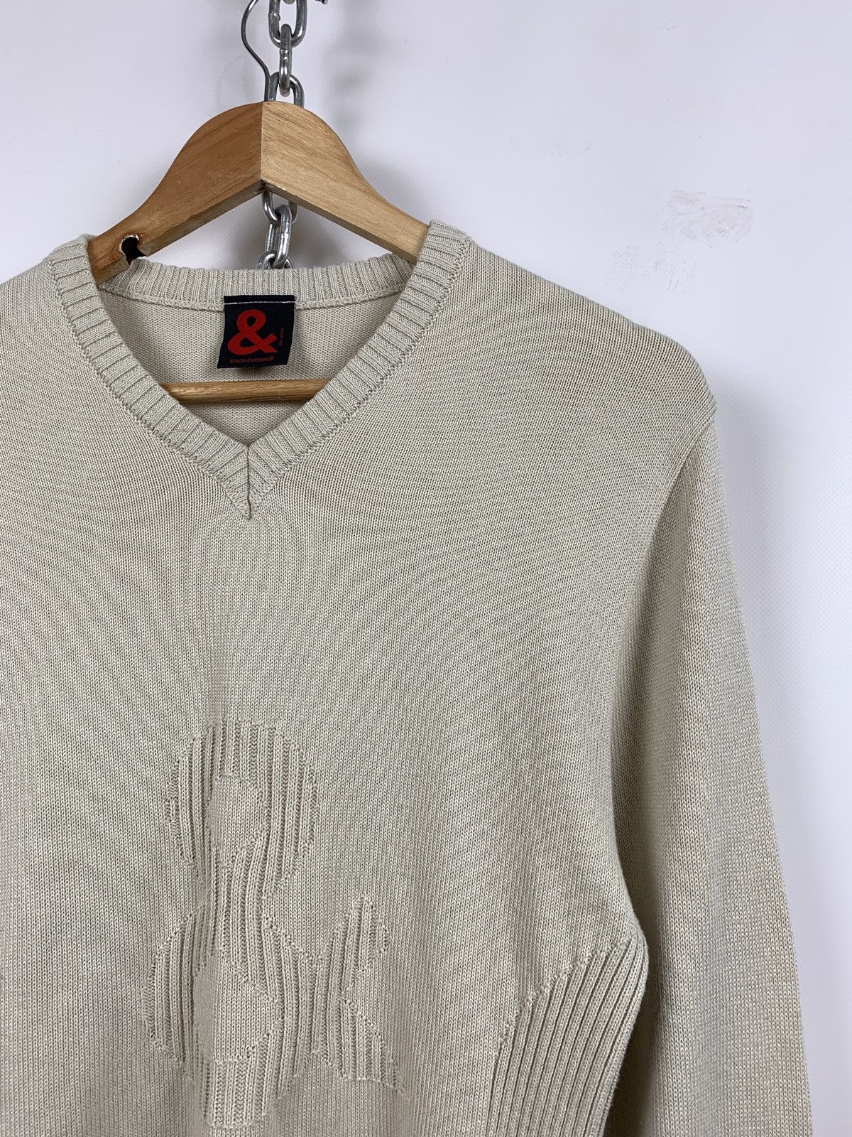 Dolce & Gabbana Vintage Dolce&Gabbana Beige Knit Jumper Sweater Size US M / EU 48-50 / 2 - 3 Thumbnail