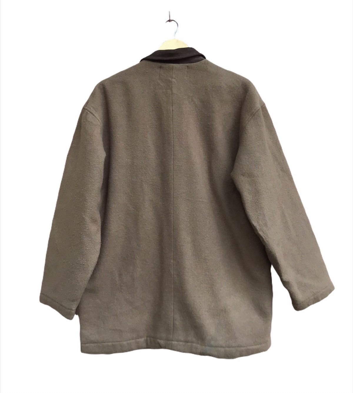 Japanese Brand Forum Current Japanese Brand Patchwork Style Wool Coat Size US M / EU 48-50 / 2 - 4 Thumbnail