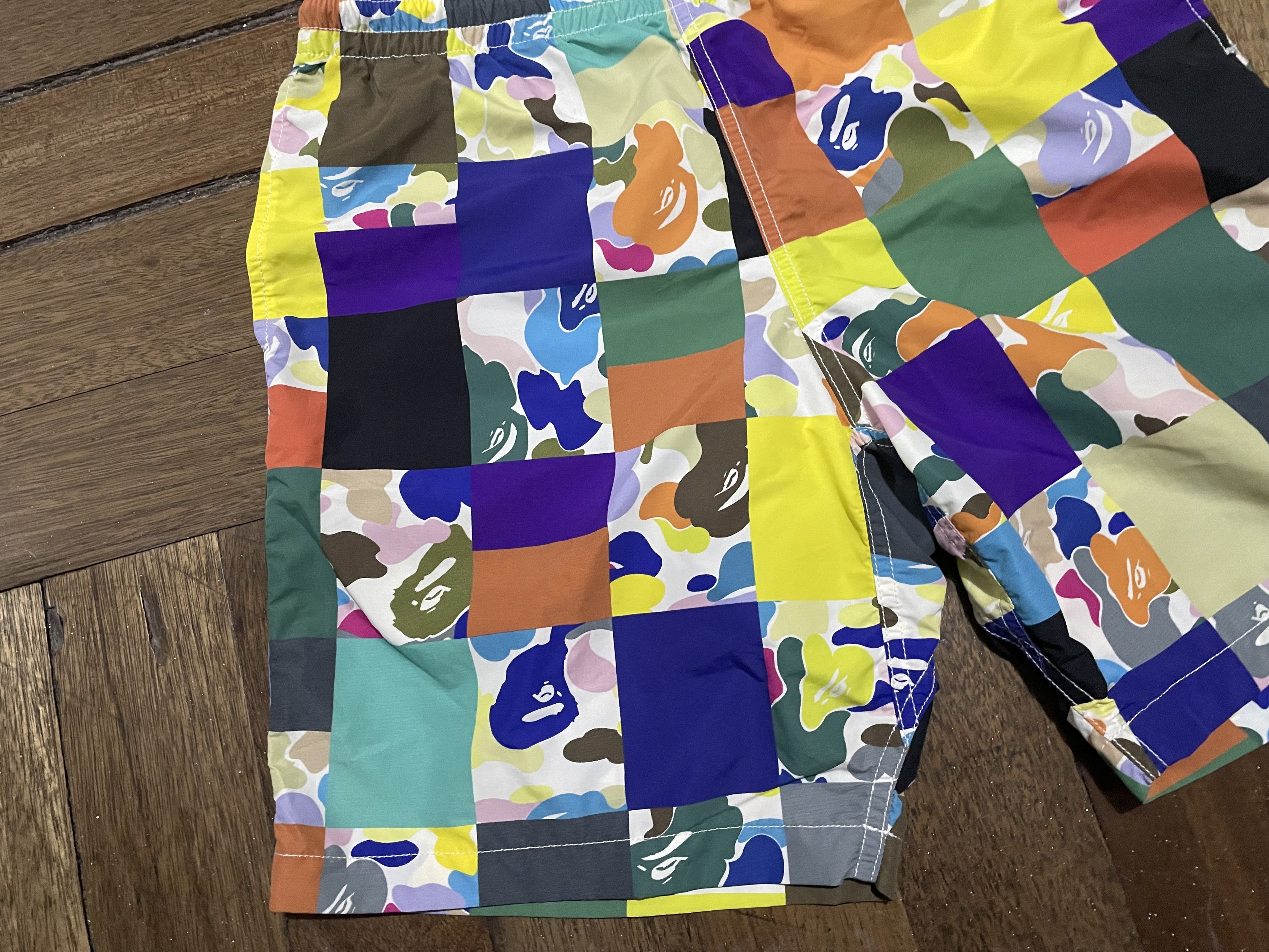 Bape Bape Multicolor Camo Square Swimshorts Size US 28 / EU 44 - 2 Thumbnail