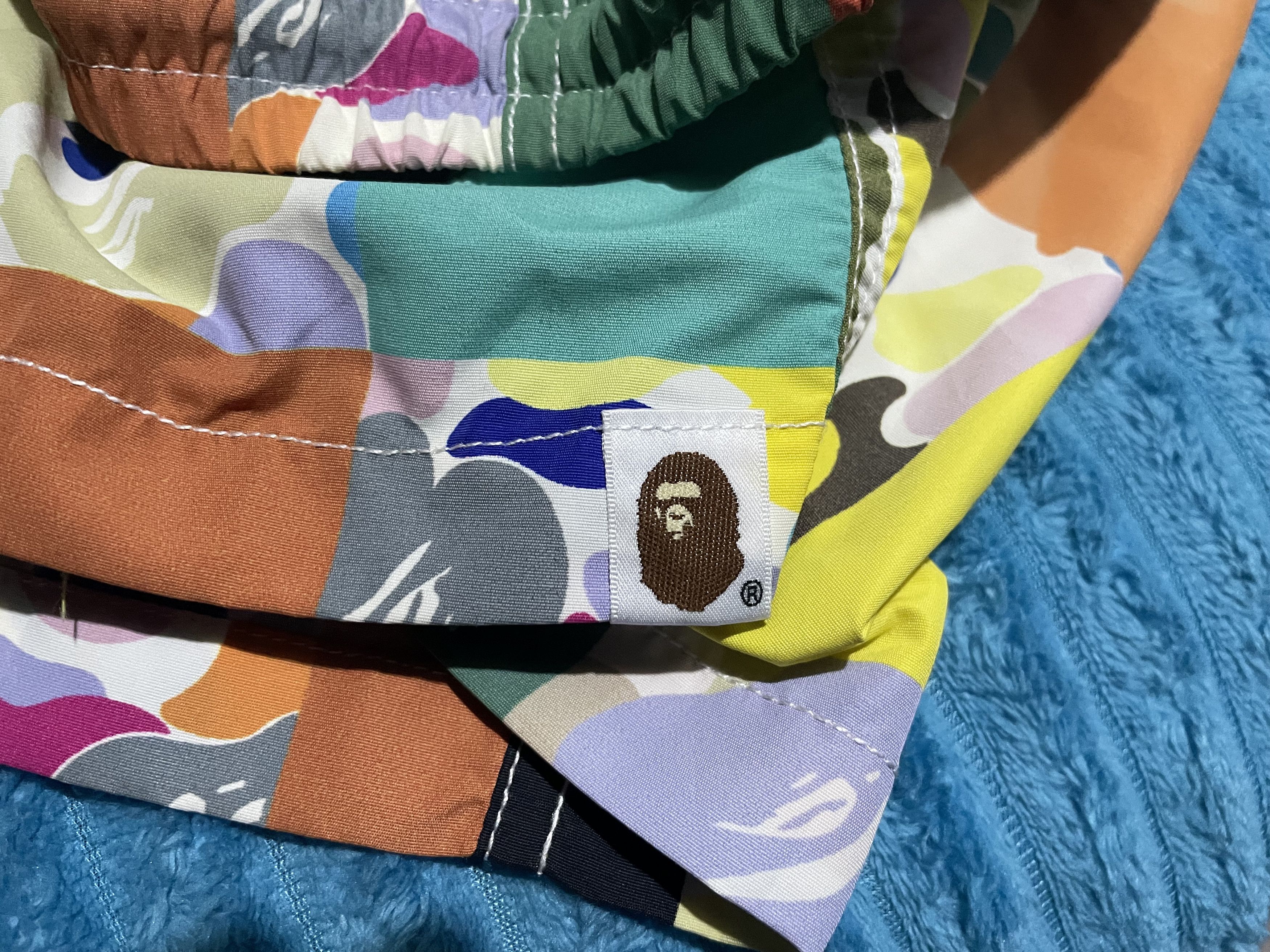 Bape Bape Multicolor Camo Square Swimshorts Size US 28 / EU 44 - 11 Thumbnail