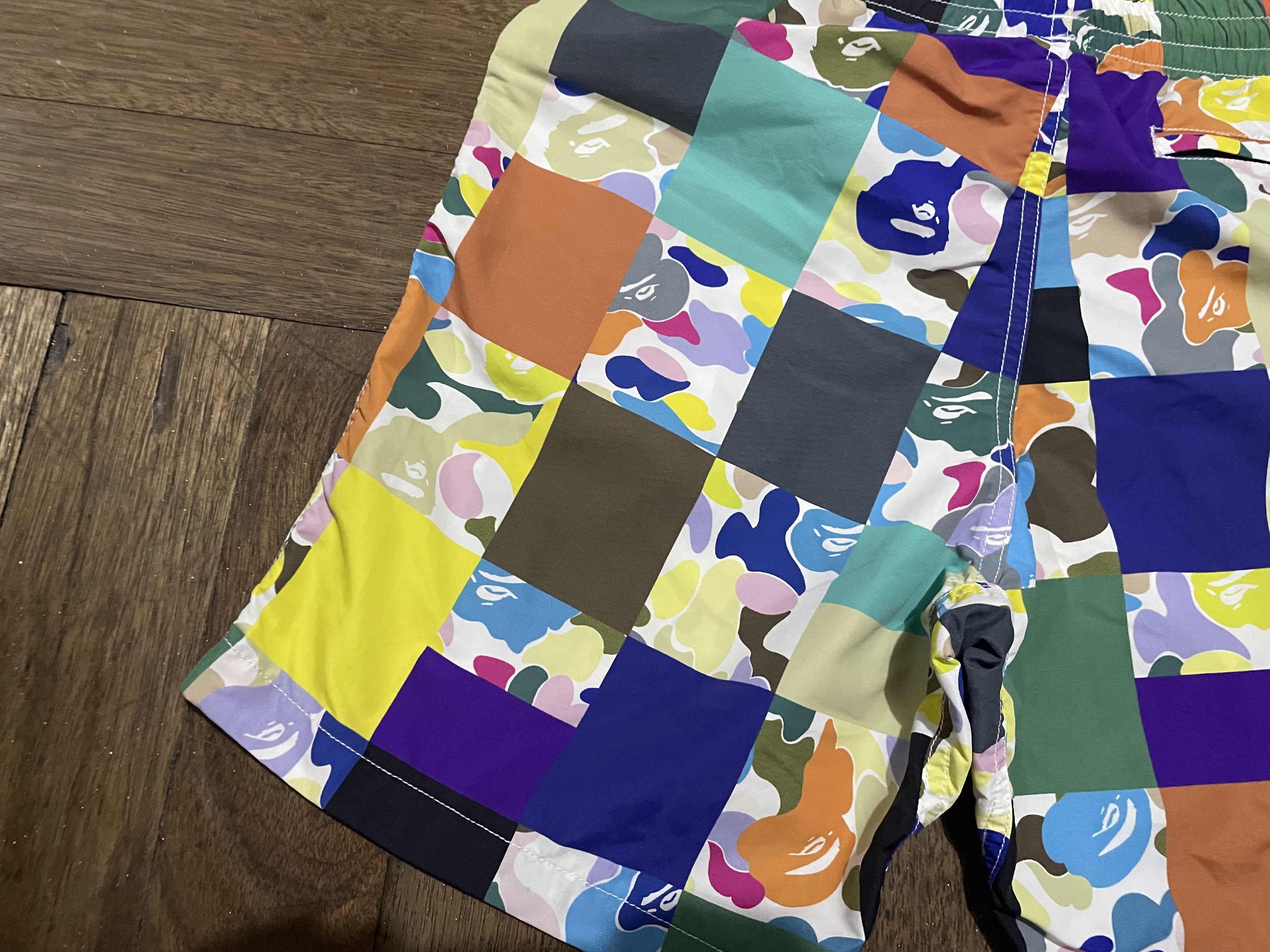 Bape Bape Multicolor Camo Square Swimshorts Size US 28 / EU 44 - 7 Thumbnail
