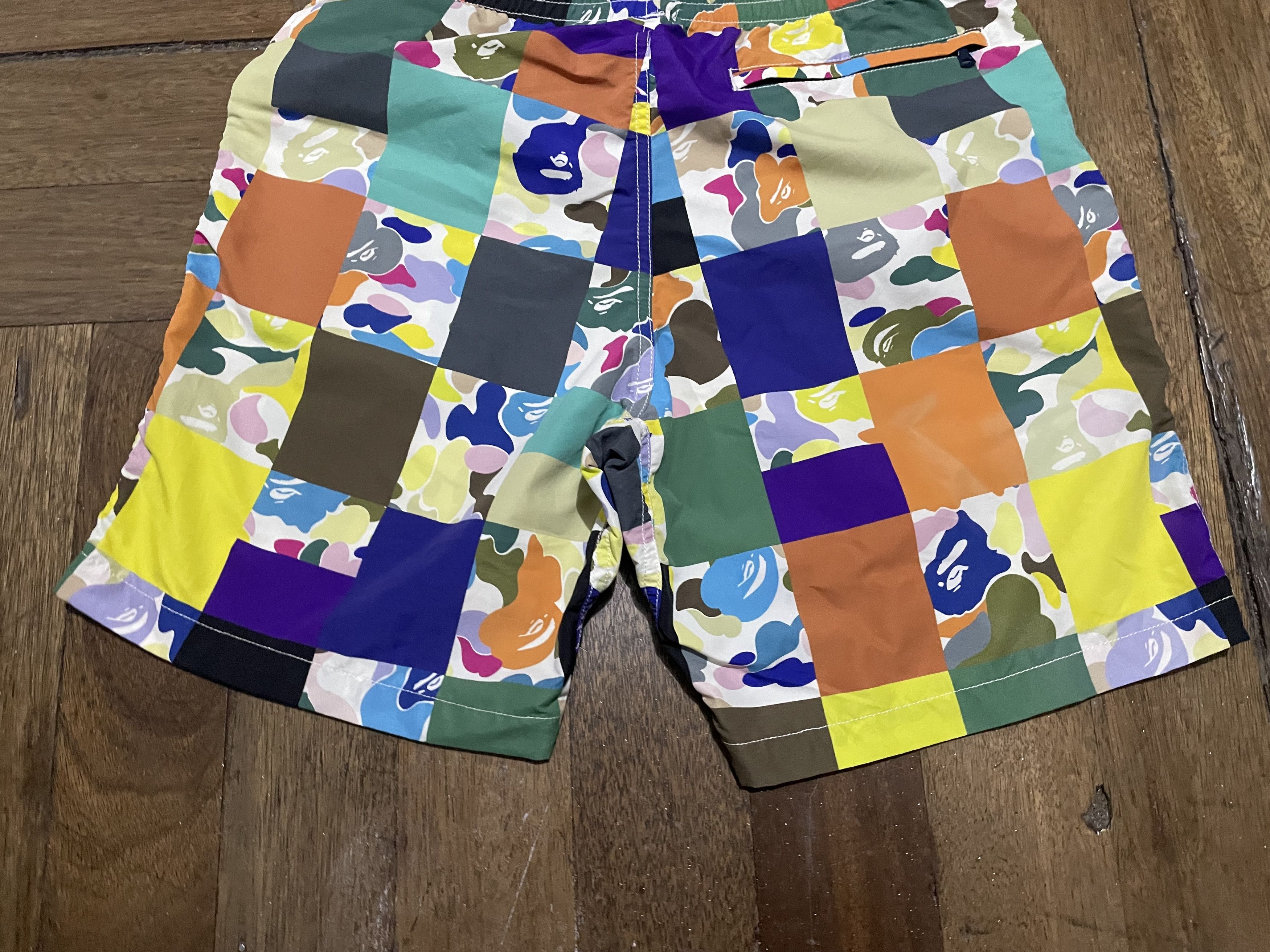 Bape Bape Multicolor Camo Square Swimshorts Size US 28 / EU 44 - 6 Thumbnail