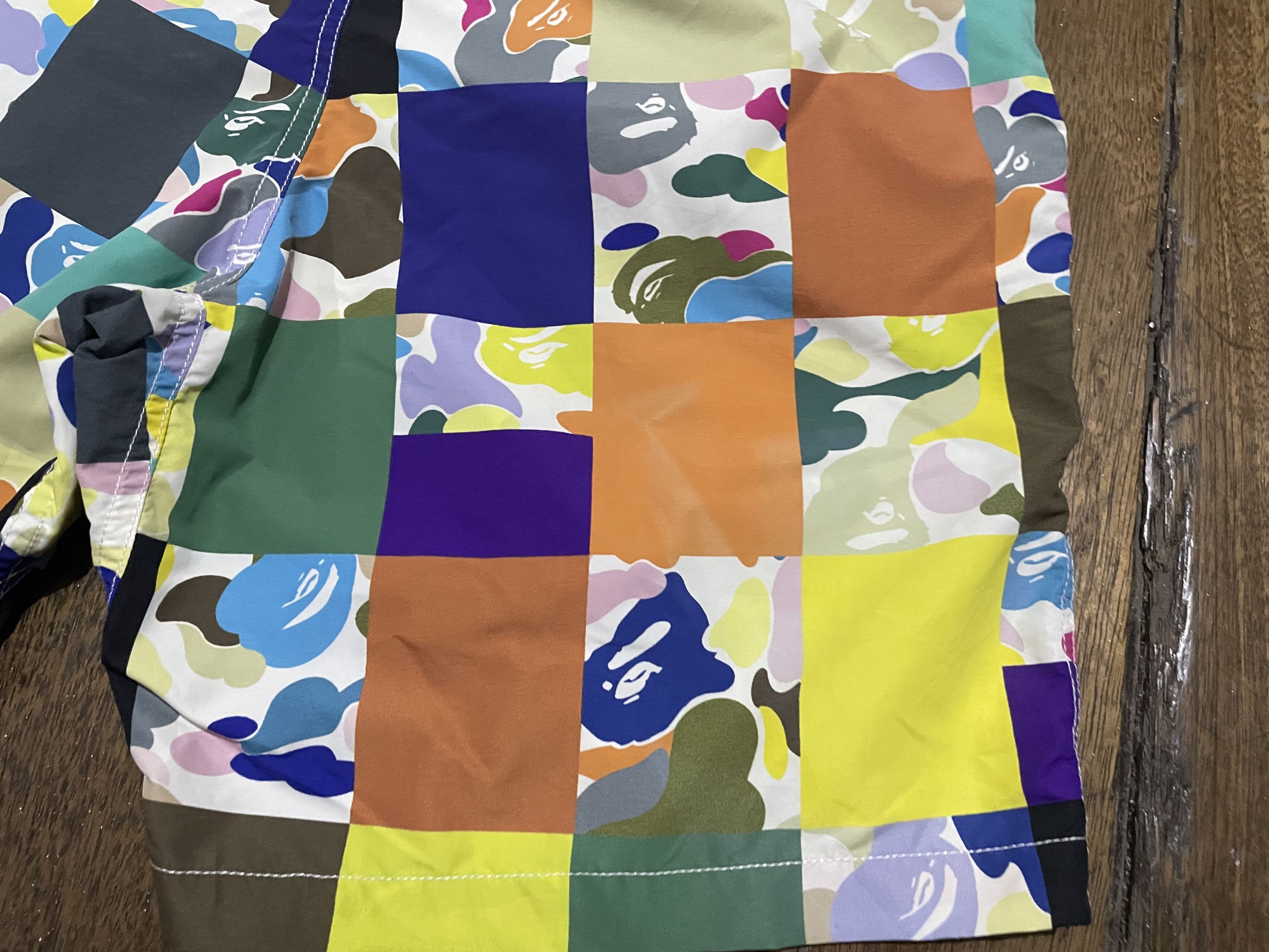 Bape Bape Multicolor Camo Square Swimshorts Size US 28 / EU 44 - 5 Thumbnail