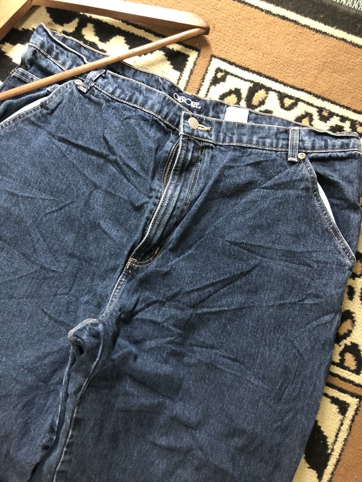 Cherokee × Vintage VINTAGE CHEROKEE CARPENTER WORKWEAR BLUE DENIM Size US 38 / EU 54 - 6 Thumbnail