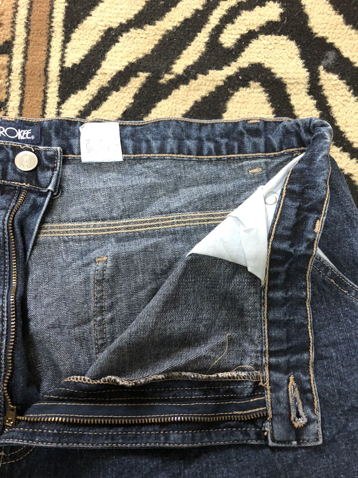 Cherokee × Vintage VINTAGE CHEROKEE CARPENTER WORKWEAR BLUE DENIM Size US 38 / EU 54 - 8 Thumbnail