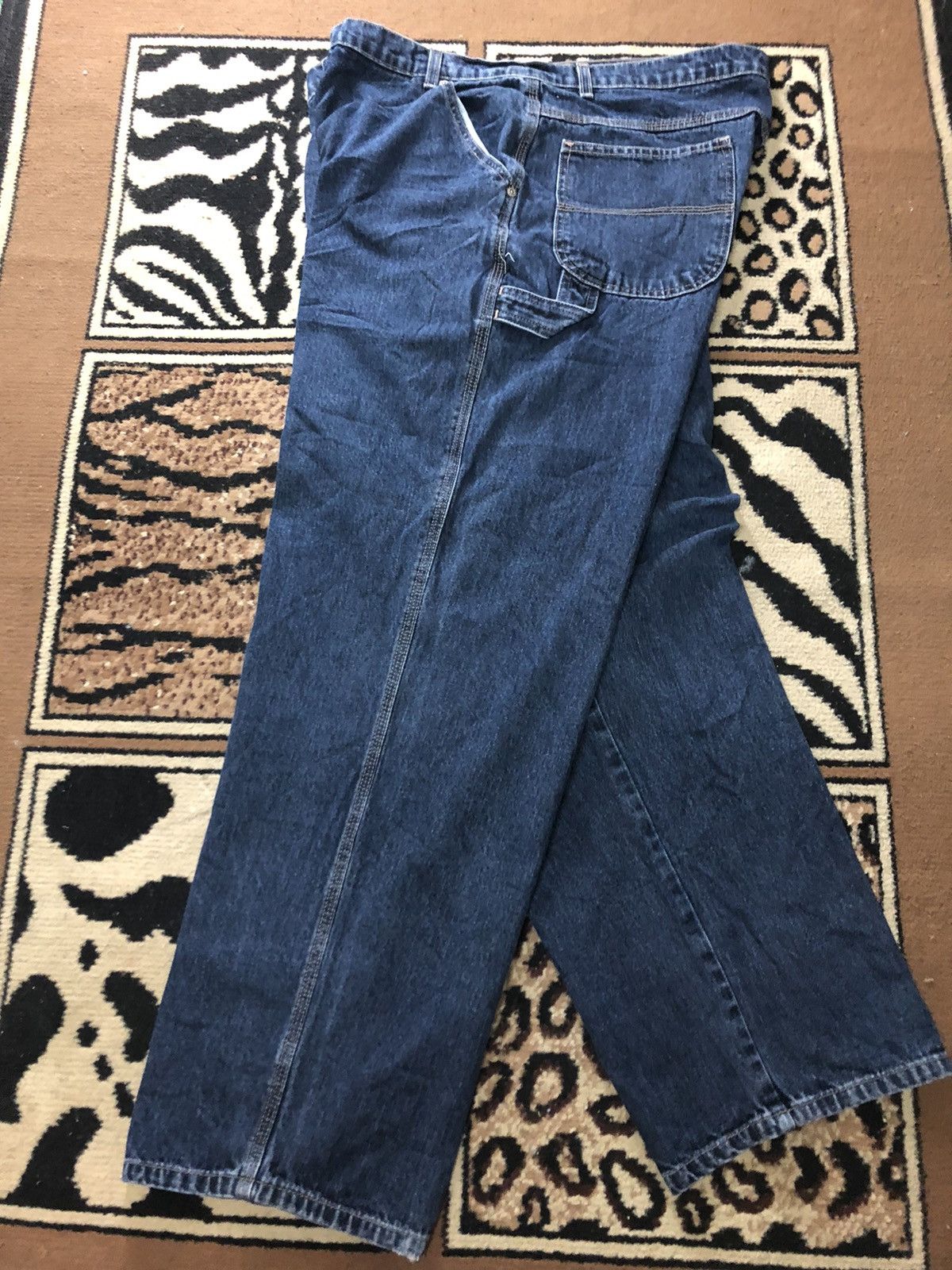 Cherokee × Vintage VINTAGE CHEROKEE CARPENTER WORKWEAR BLUE DENIM Size US 38 / EU 54 - 2 Thumbnail