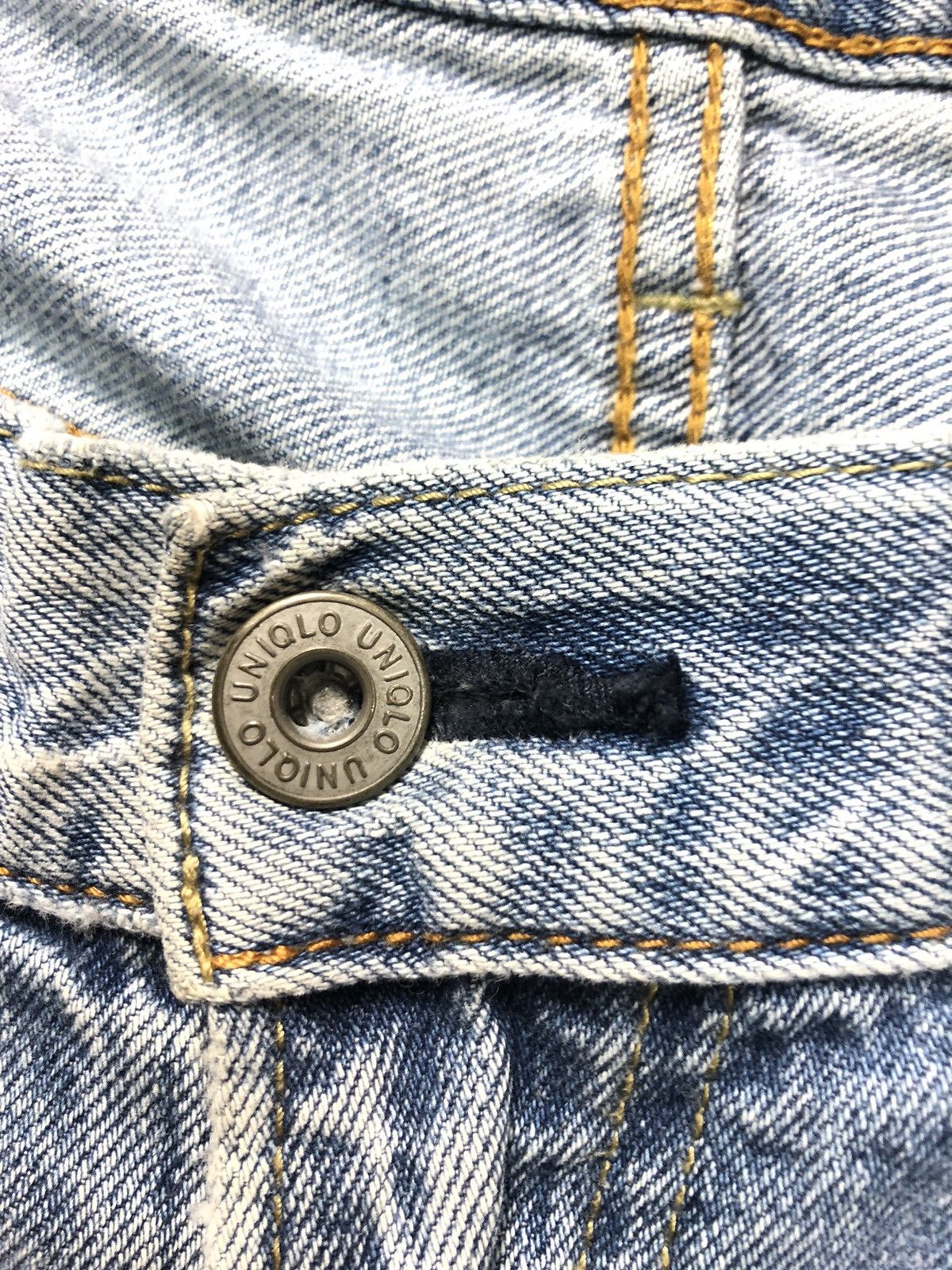 Uniqlo × Vintage VINTAGE UNIQLO SELVEDGE REGULAR STRAIGHT BLUE WASH DENIM Size US 34 / EU 50 - 5 Thumbnail