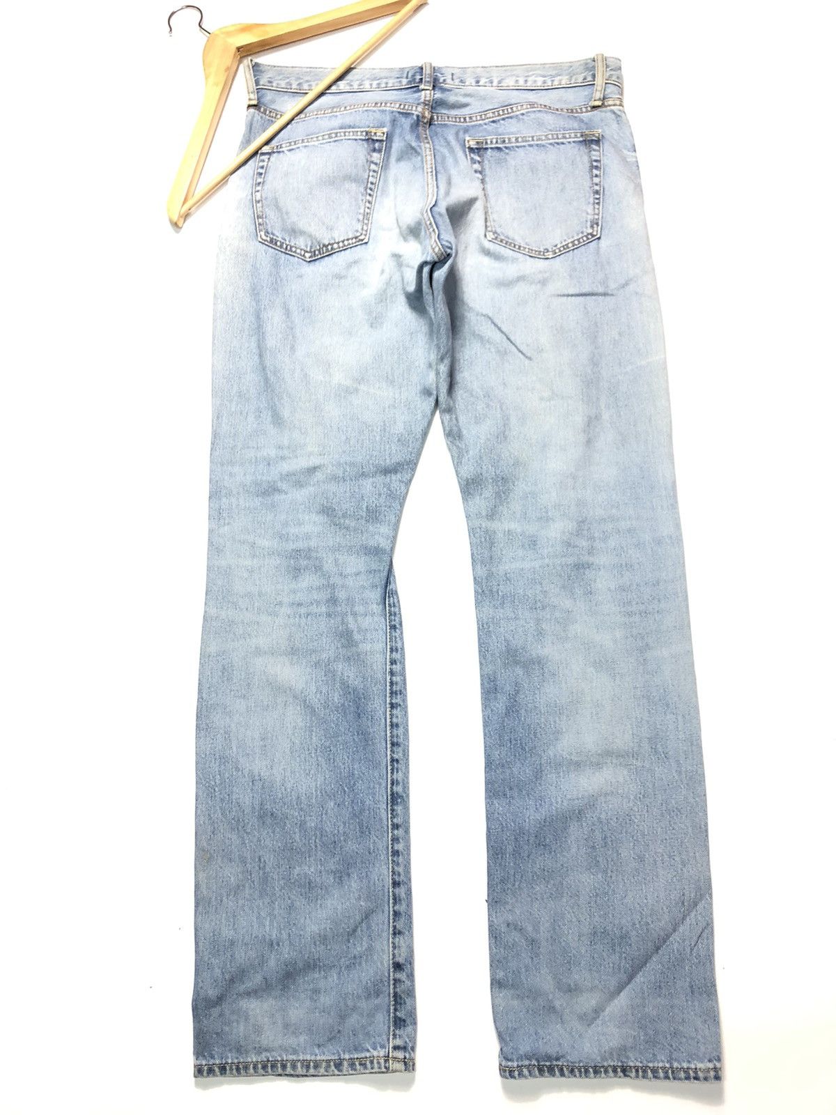 Uniqlo × Vintage VINTAGE UNIQLO SELVEDGE REGULAR STRAIGHT BLUE WASH DENIM Size US 34 / EU 50 - 10 Thumbnail